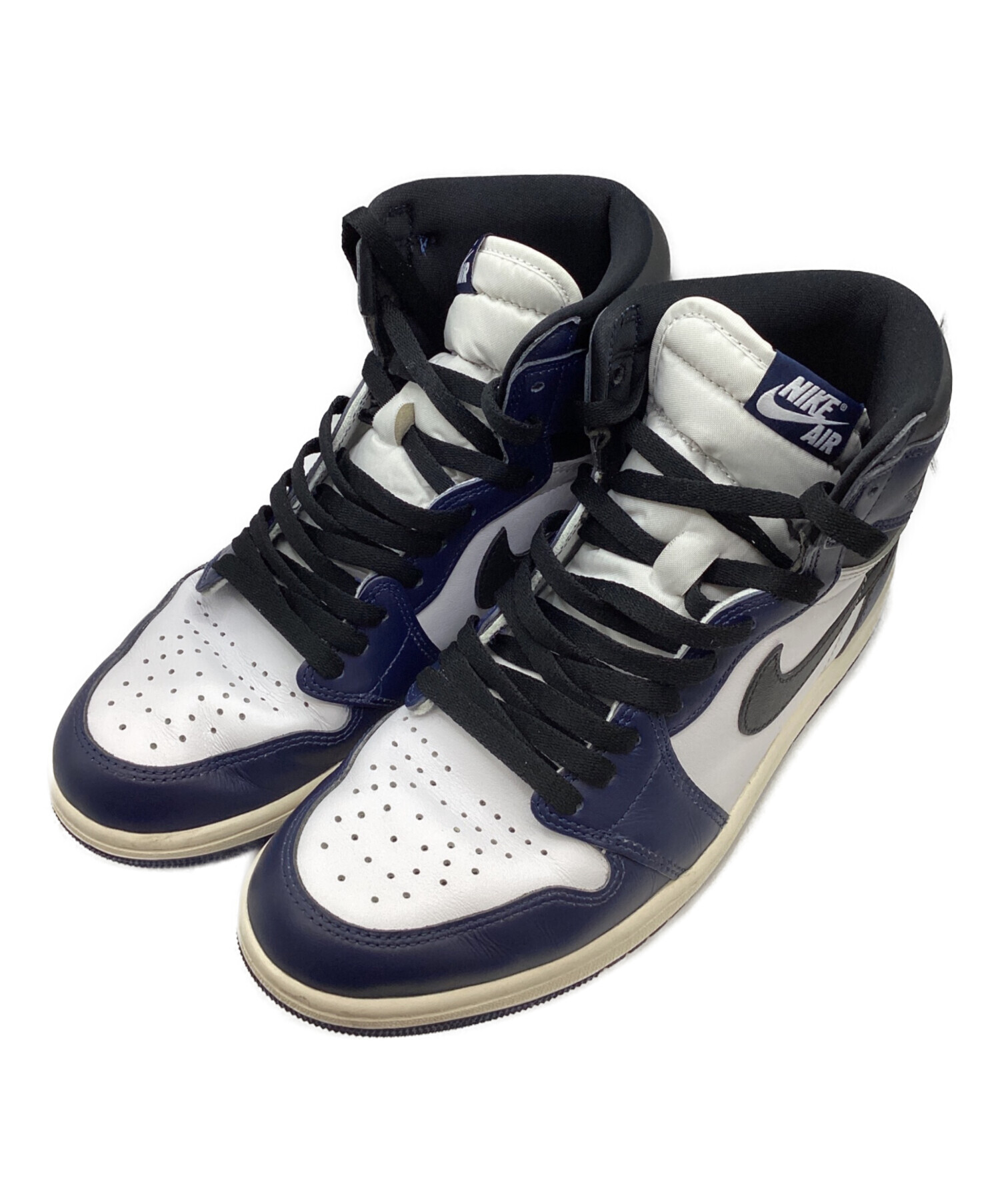 中古・古着通販】NIKE (ナイキ) ハイカットスニーカー ミッドナイト 