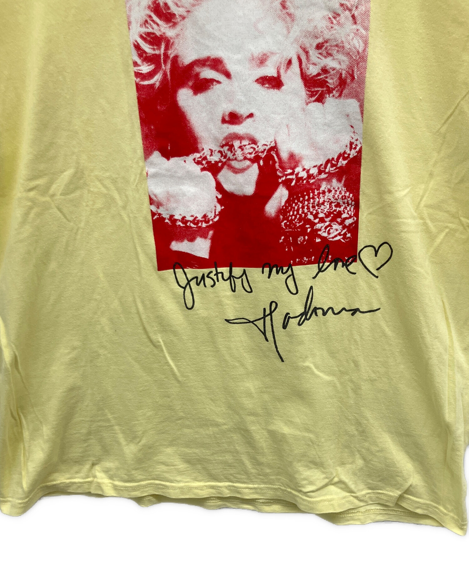 中古・古着通販】SUPREME (シュプリーム) 半袖Tシャツ イエロー サイズ 