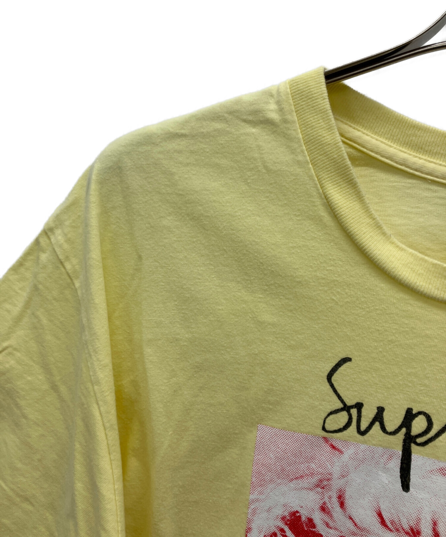 中古・古着通販】SUPREME (シュプリーム) 半袖Tシャツ イエロー サイズ 