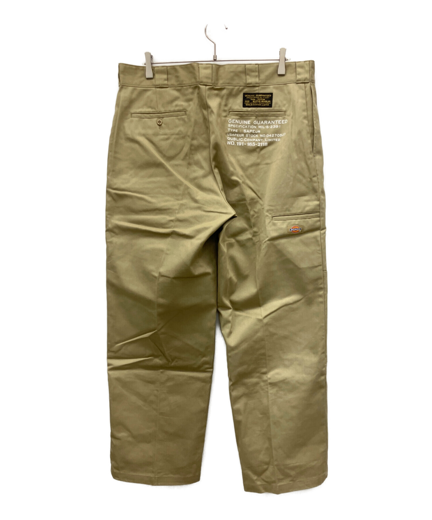 SAPEur サプール Dickiesコラボ　パンツ 中古・古着通販】Dickies (ディッキーズ) SAPEur (サプール) ワーク