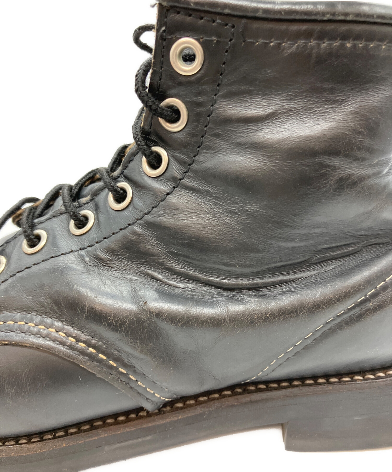 中古・古着通販】RED WING (レッドウィング) ブーツ ブラック サイズ:8