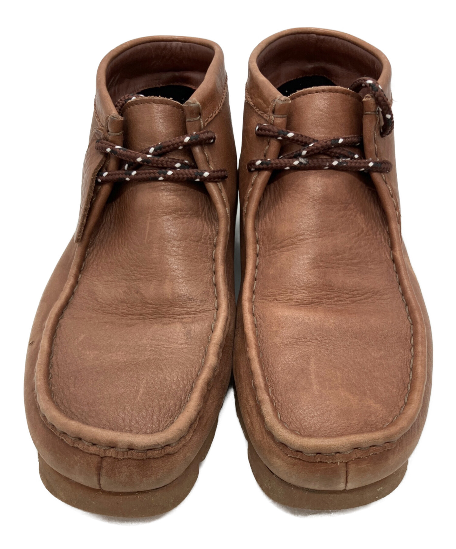中古・古着通販】CLARKS (クラークス) ワラビーブーツ ブラウン サイズ