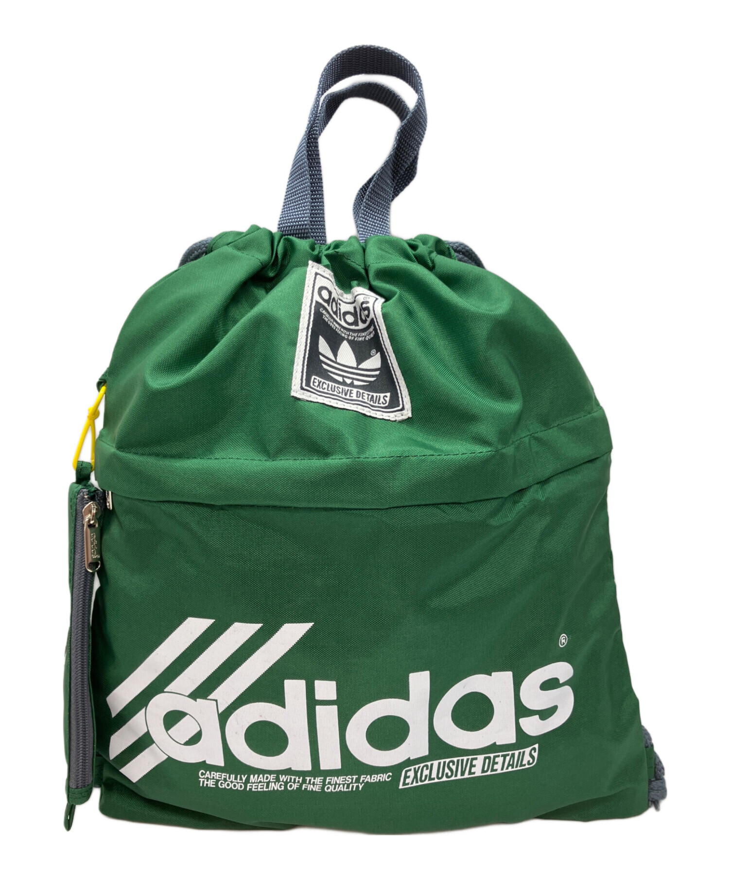 中古・古着通販】adidas (アディダス) 90sナップサック グリーン