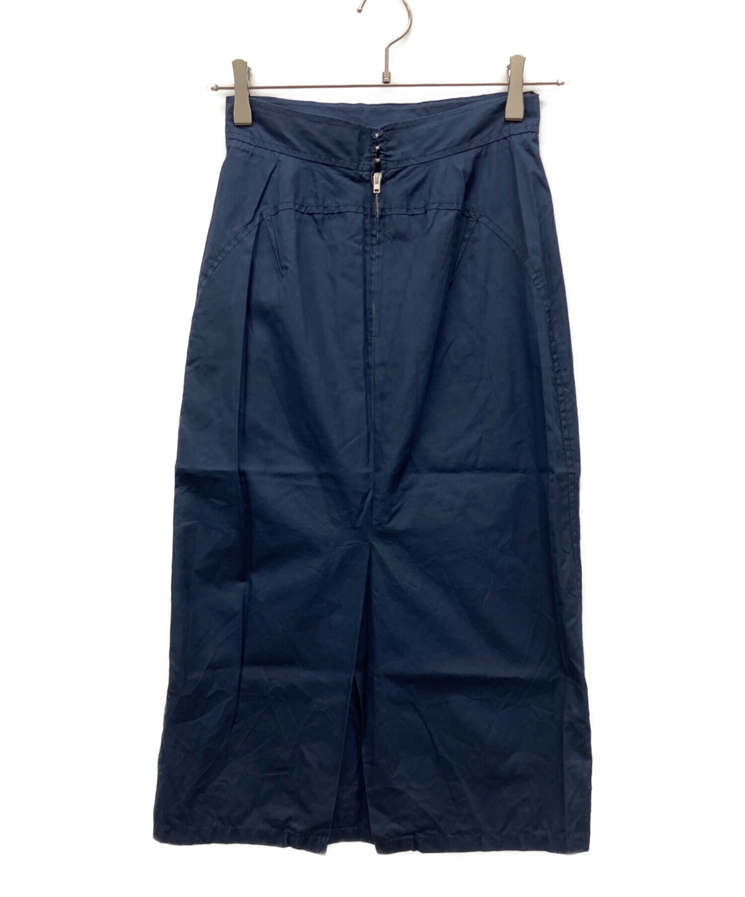 中古・古着通販】MIU MIU (ミュウミュウ) ロングスカート ネイビー