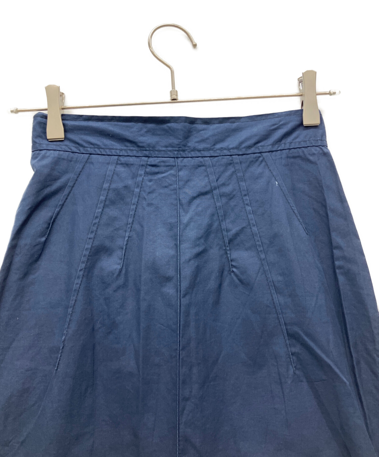 中古・古着通販】MIU MIU (ミュウミュウ) ロングスカート ネイビー