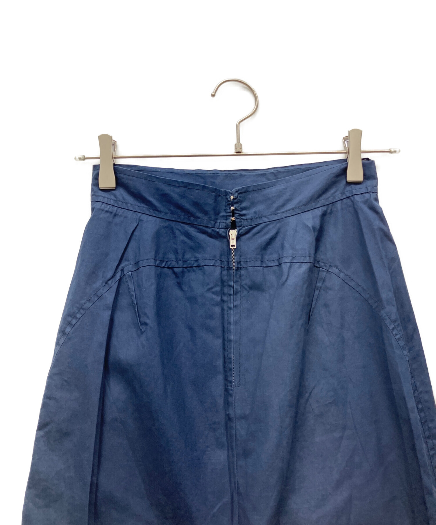 中古・古着通販】MIU MIU (ミュウミュウ) ロングスカート ネイビー