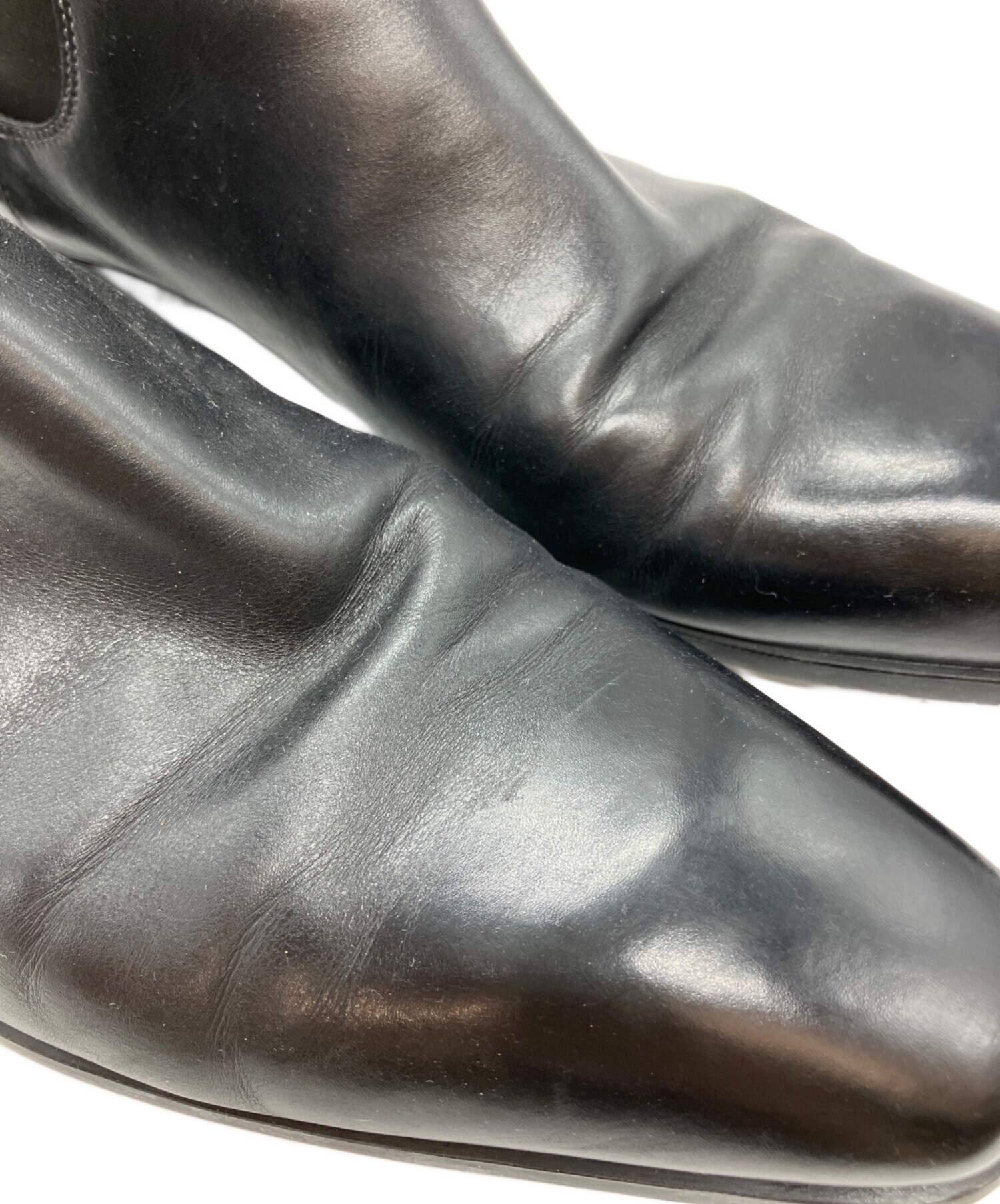 中古・古着通販】Santoni (サントーニ) サイドゴアブーツ ブラック