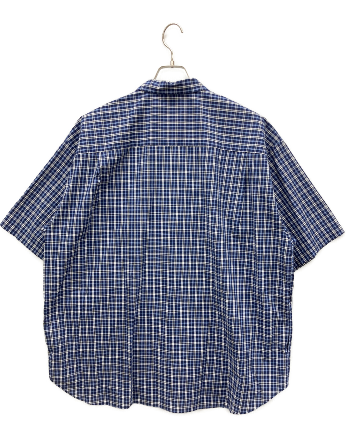 中古・古着通販】DANTON (ダントン) 半袖シャツ ブルー サイズ:44