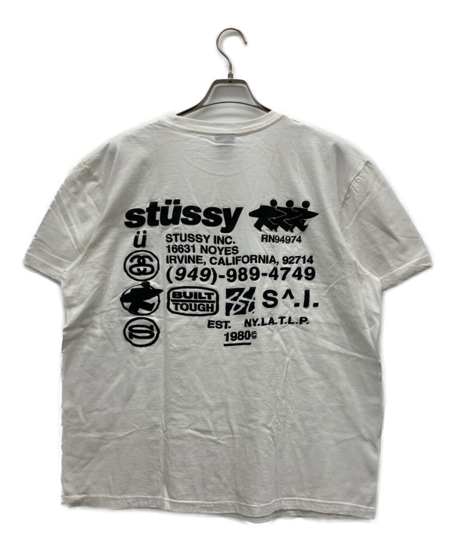 中古・古着通販】stussy (ステューシー) Dyed Tee ホワイト サイズ:L