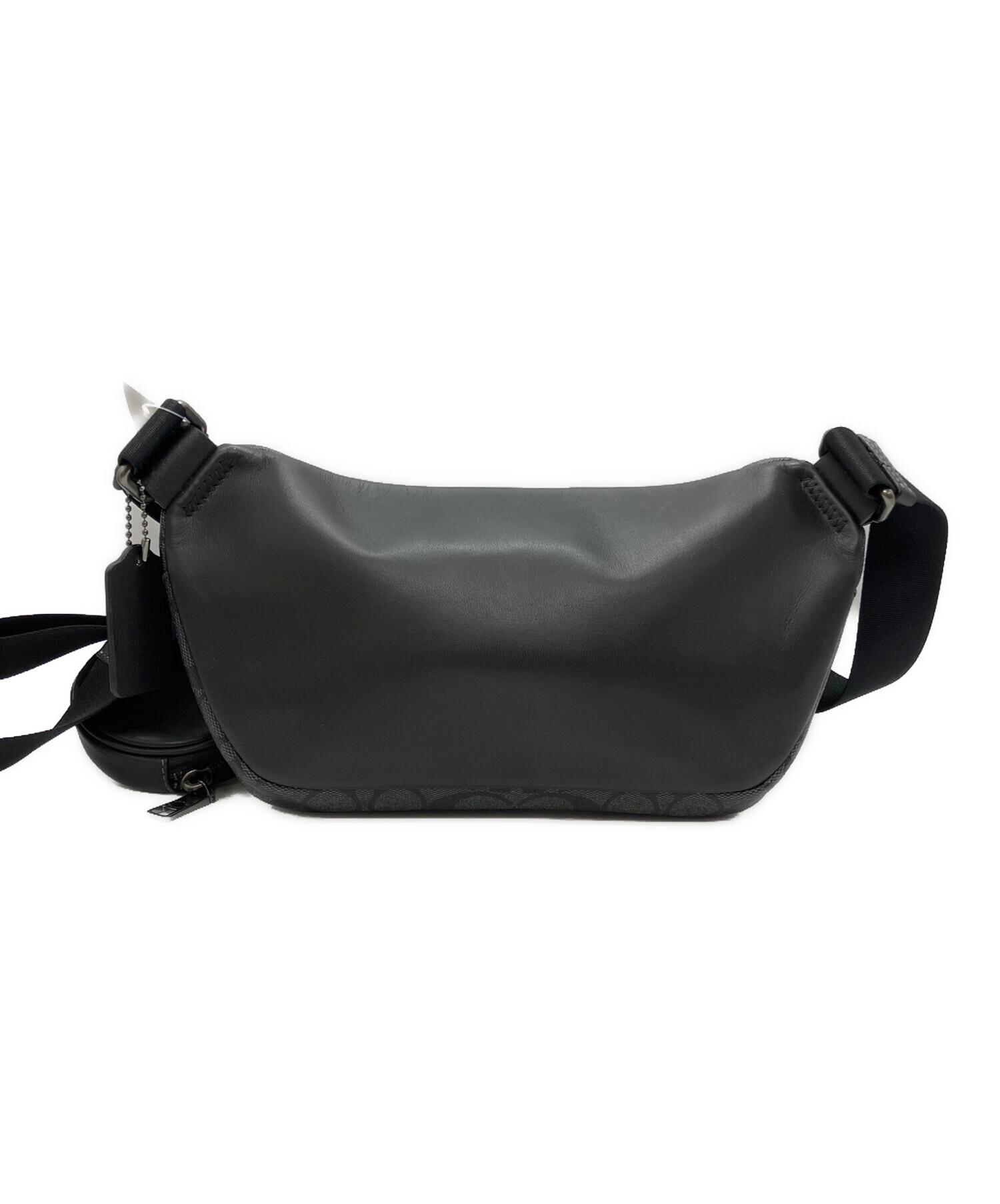 美品　COACH エリアスベルトバック　ウエストポーチ 中古・古着通販】COACH (コーチ) エリアス ベルト バッグ ブラック