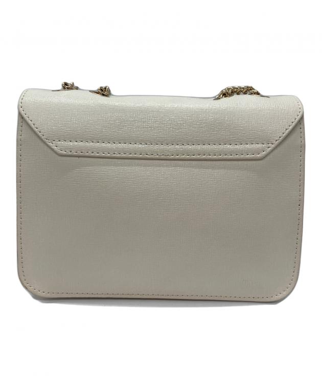 中古・古着通販】FURLA (フルラ) チェーンショルダーバッグ ホワイト