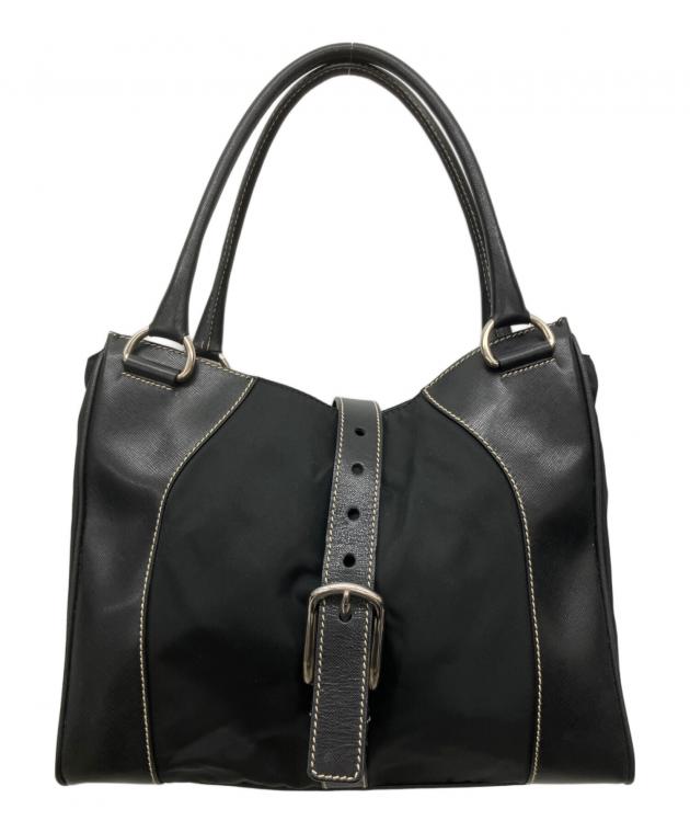 レディース PRADA ブラック ナイロン バッグ