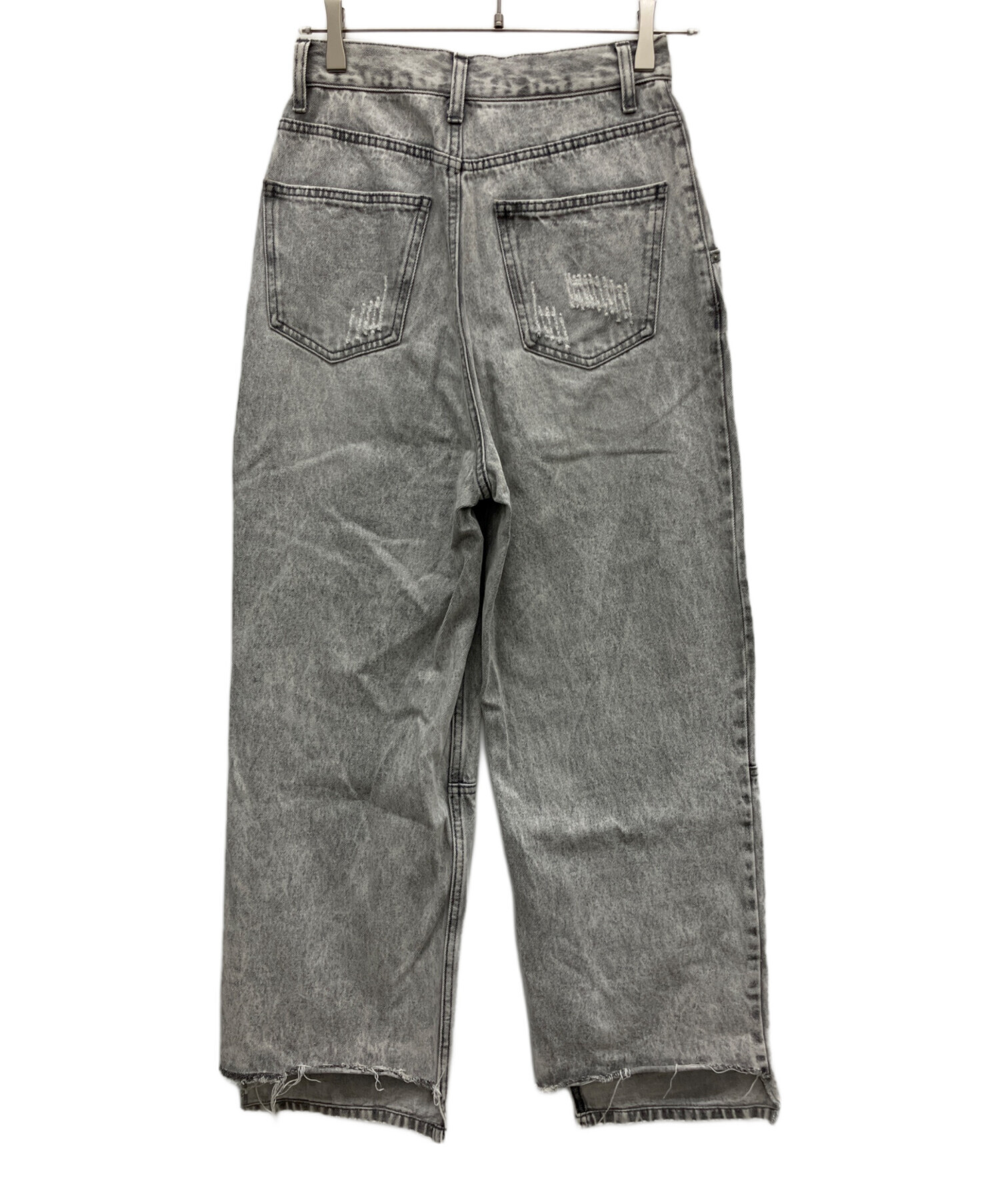 中古・古着通販】YENN (イエン) HIGH RISE TUCK WIDE PT ブラック