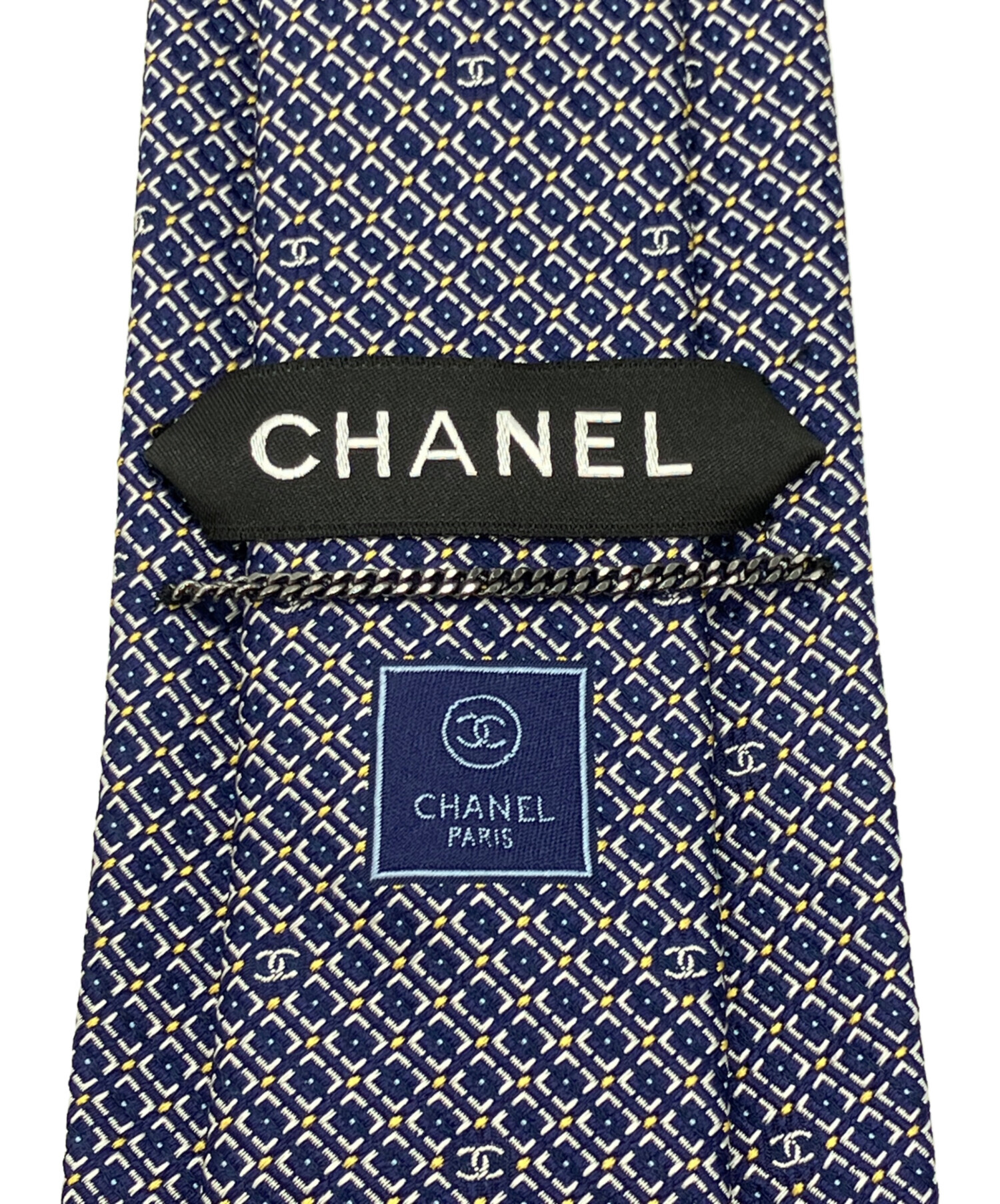 中古・古着通販】CHANEL (シャネル) ネクタイ ネイビー サイズ:不明