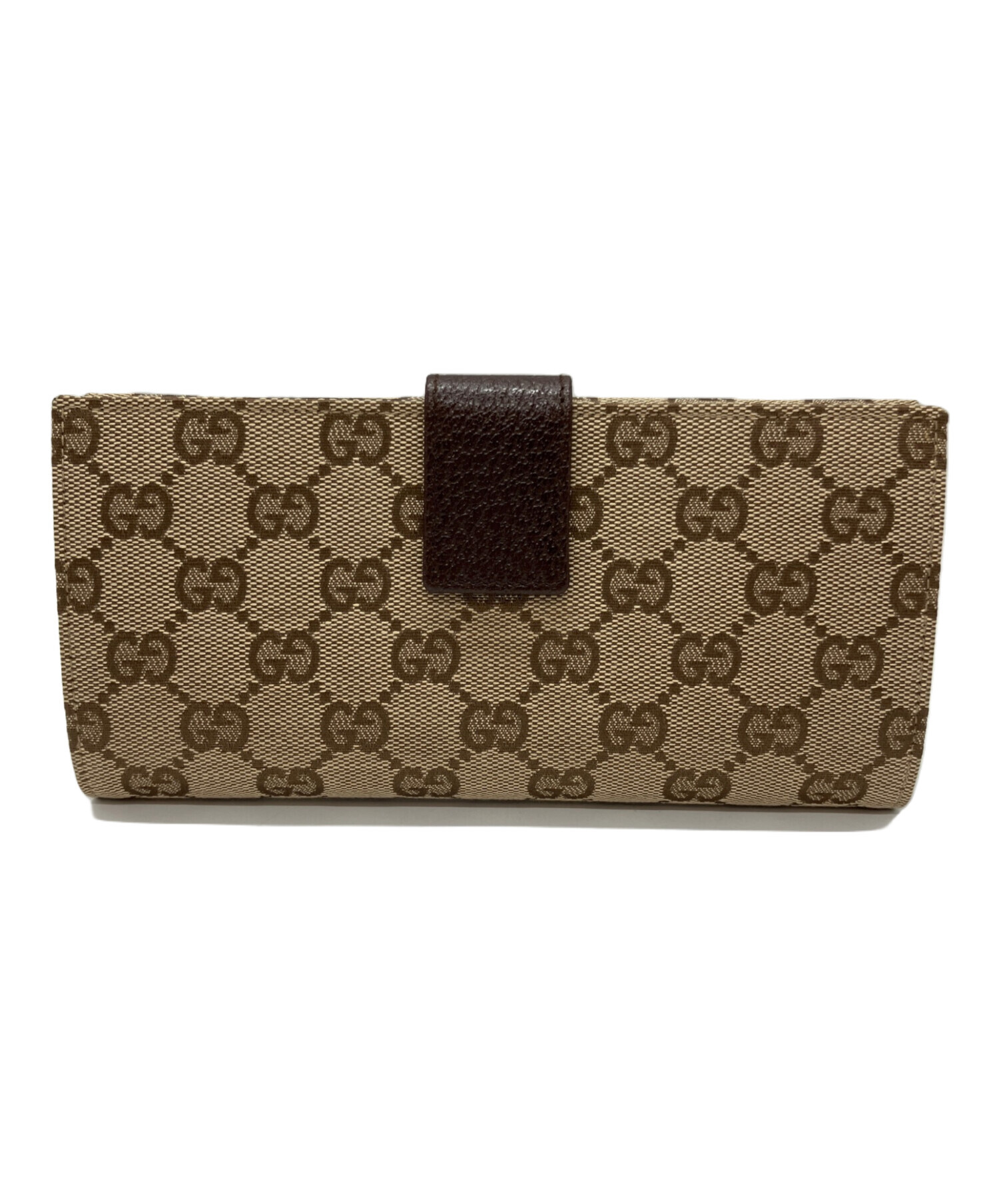中古・古着通販】GUCCI (グッチ) ダブルホックロングウォレット