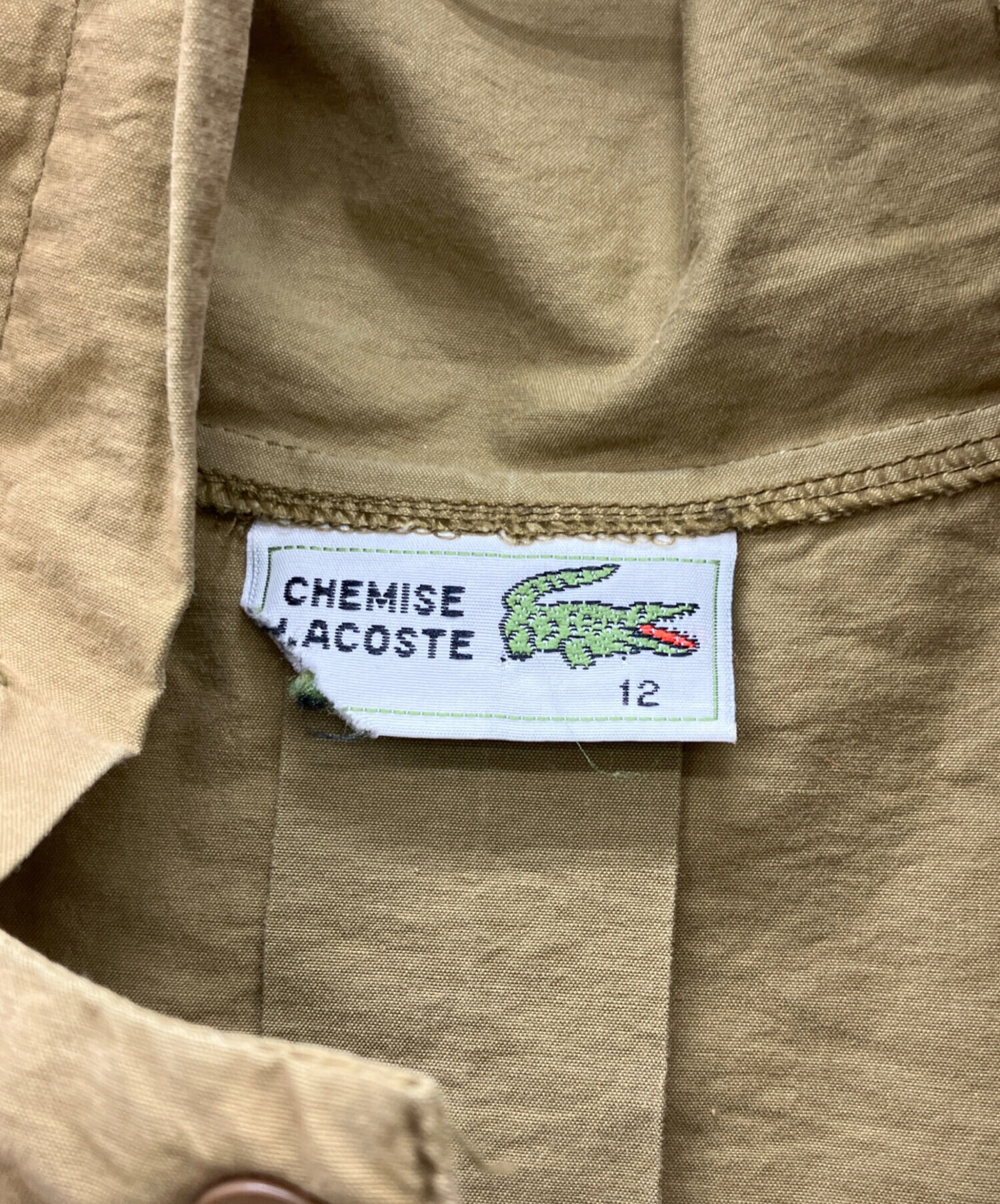 中古・古着通販】CHEMISE LACOSTE (シュミーズ ラコステ) 7-80s