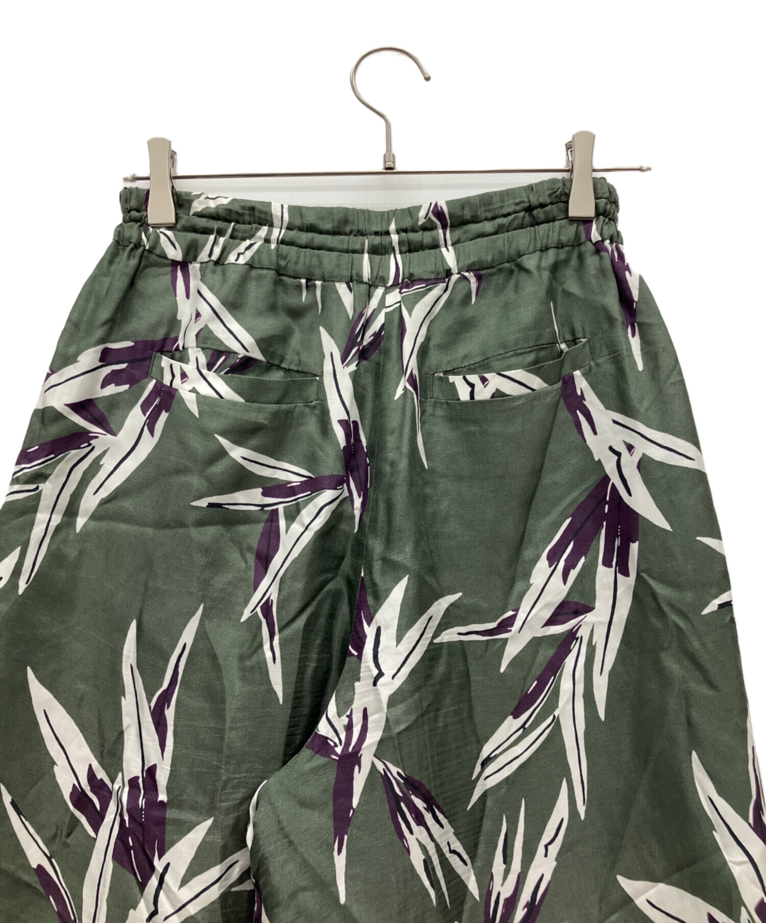 中古・古着通販】SACRA (サクラ) パンツ グリーン サイズ:38｜ブランド
