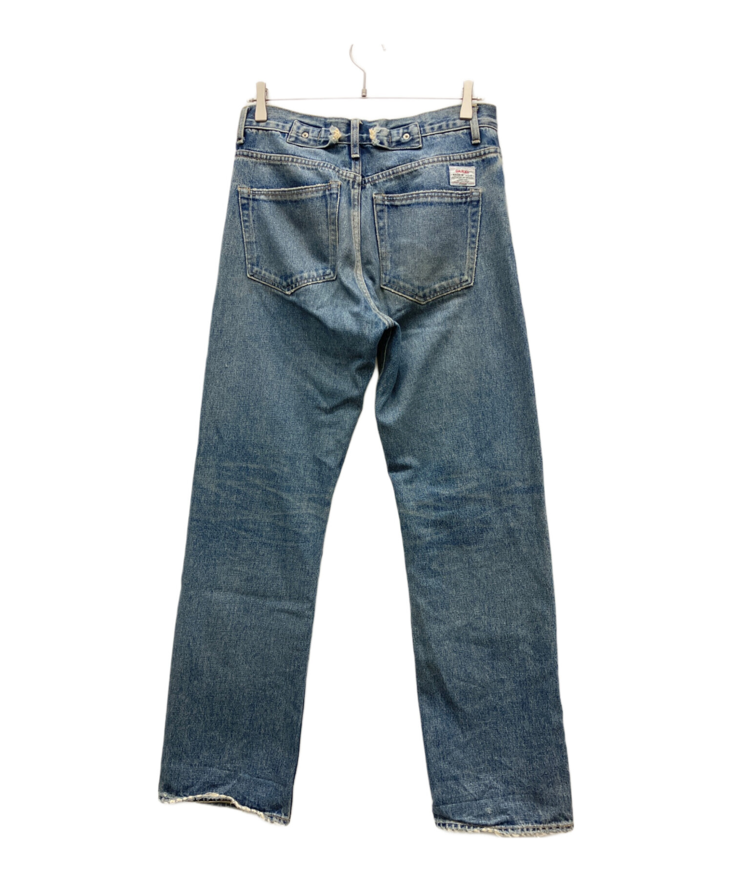 中古・古着通販】DAIRIKU (ダイリク) Painted ＆ Leather Patch Slim