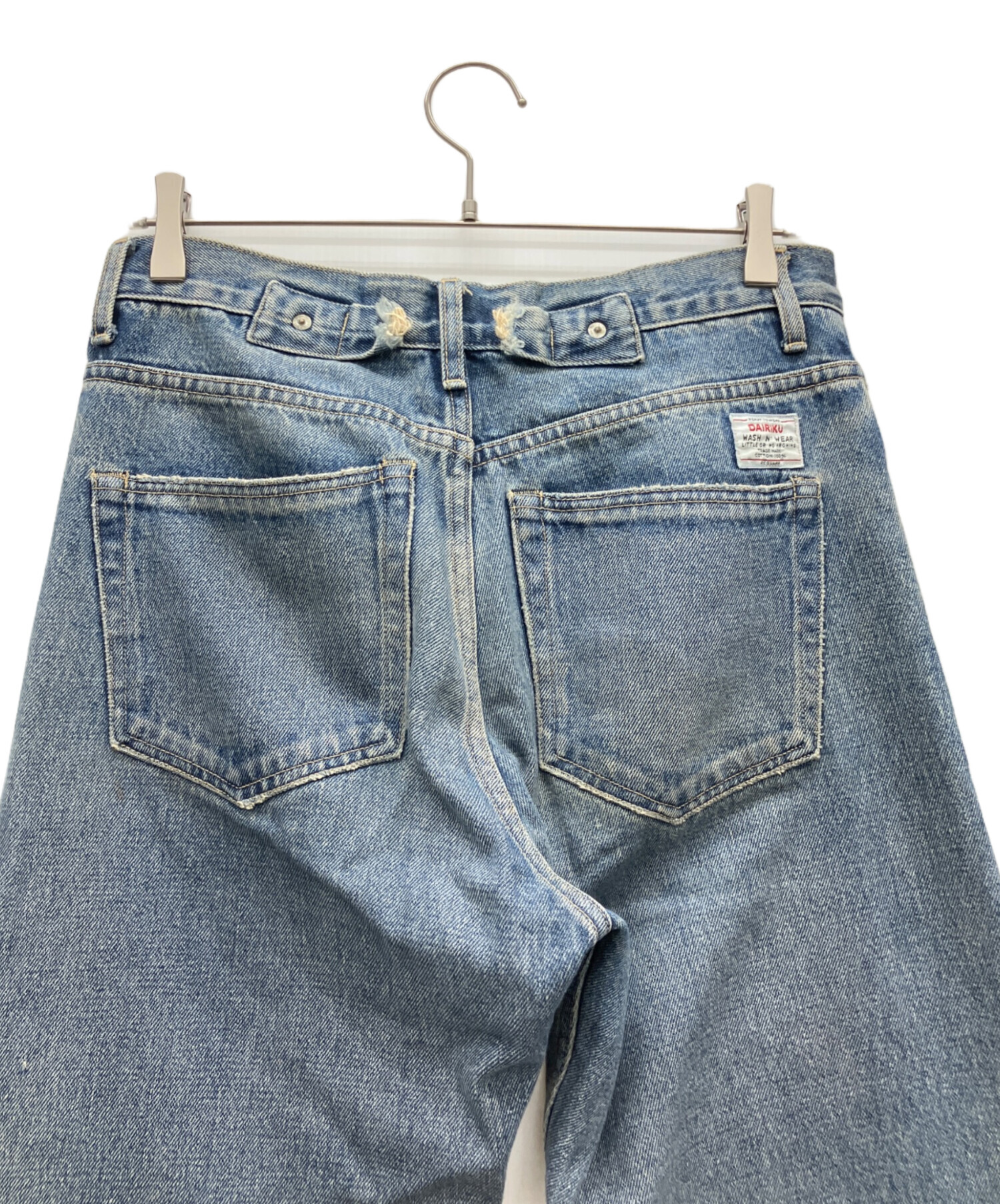 中古・古着通販】DAIRIKU (ダイリク) Painted ＆ Leather Patch Slim
