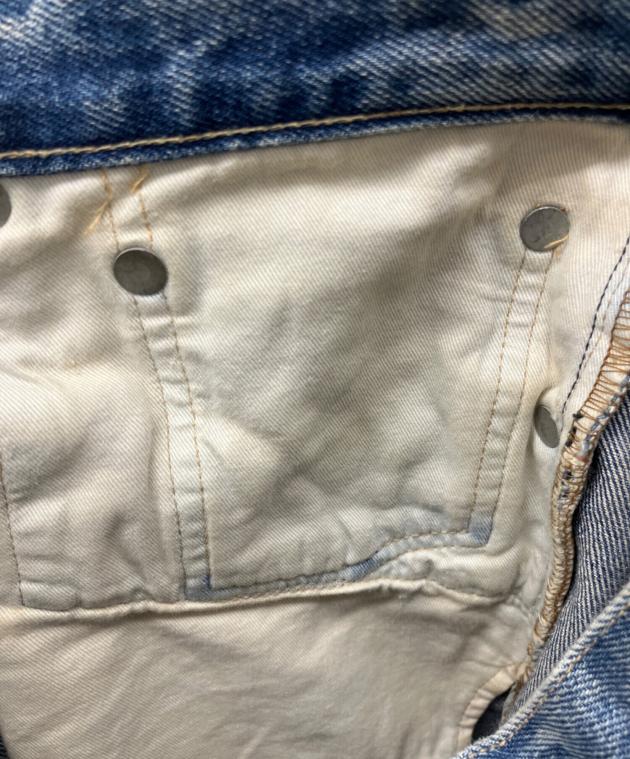 中古・古着通販】DAIRIKU (ダイリク) Painted ＆ Leather Patch Slim