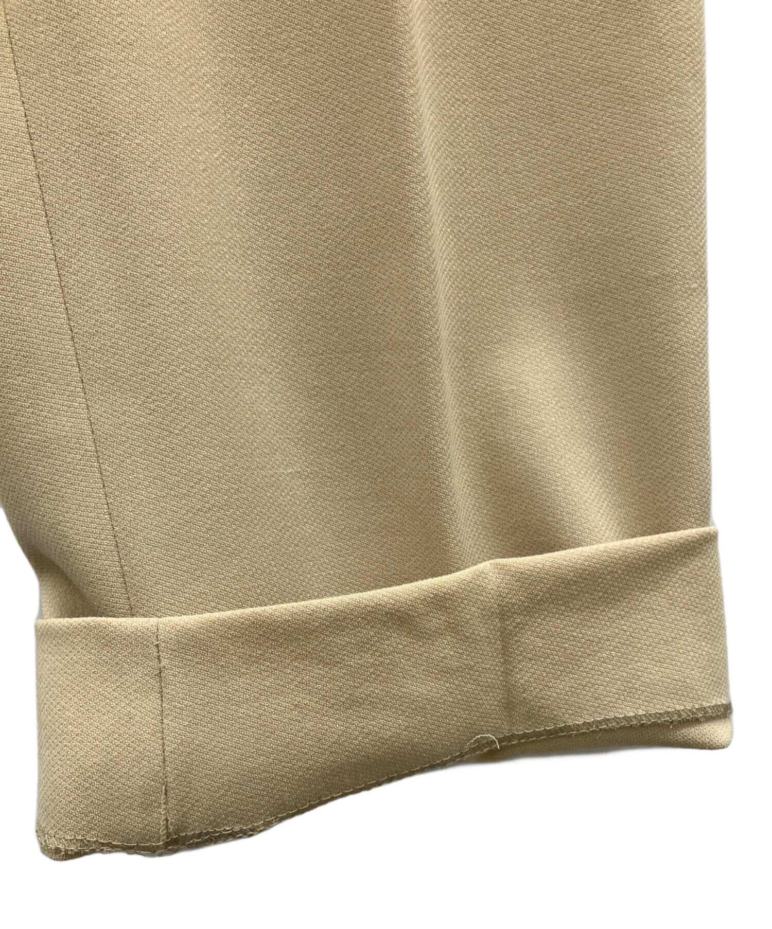 こ*可様 Giorgio Armani ベージュ スラックス 中古・古着通販】GIORGIO ARMANI (ジョルジオアルマーニ) スラックス