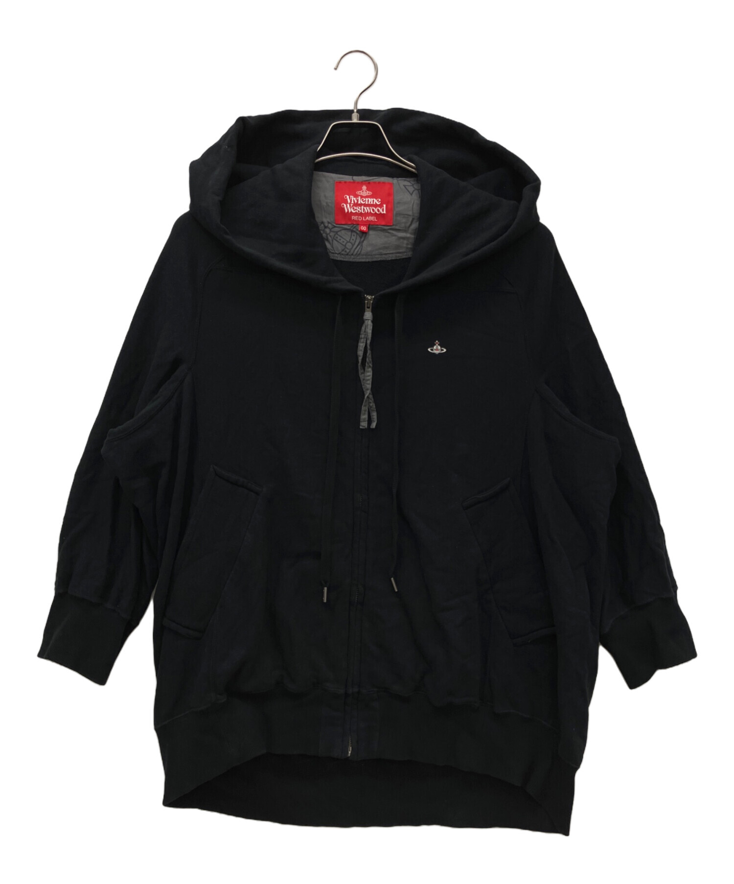 Vivienne Westwood RED LABEL パーカー ブラック　00 中古・古着通販】Vivienne Westwood RED LABEL (ヴィヴィアンウエスト
