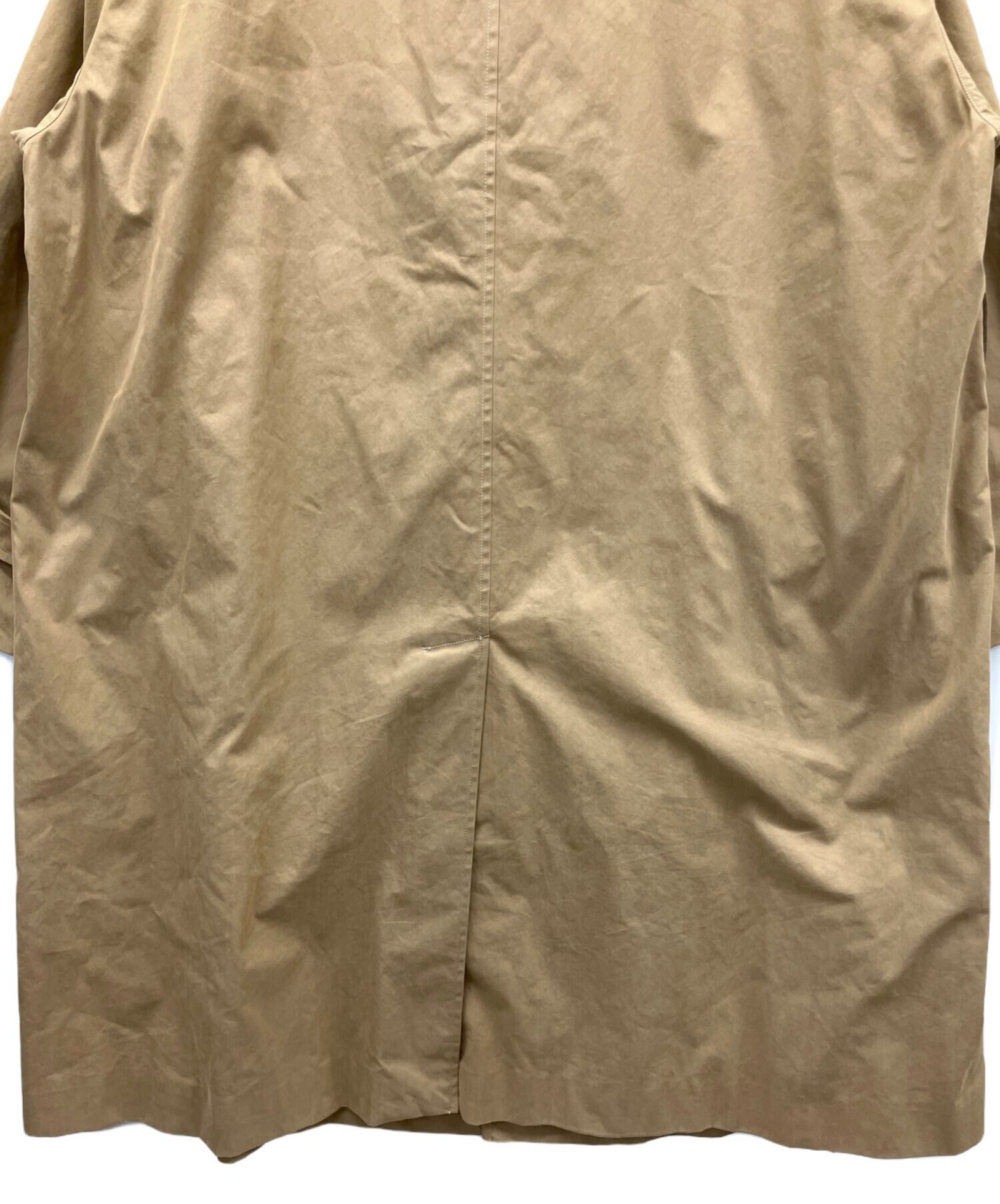 中古・古着通販】LE (エルイー) バルカラーコート ベージュ サイズ:L