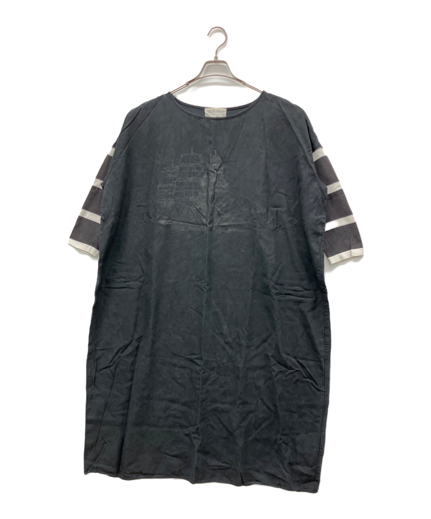 新品未使用★BEARDSLEY 長袖ワンピース　ブラック サイズ1 中古・古着通販】BEARDSLEY (ビアズリー) 長袖ワンピース ブラック