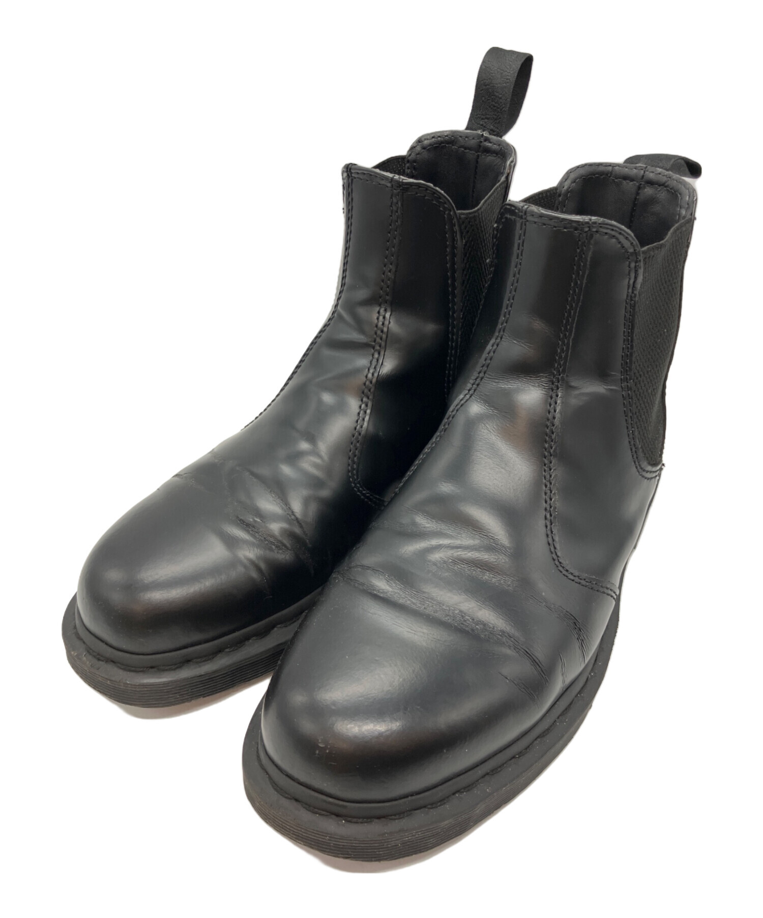 Dr. Martens サイドゴアブーツ ブラック UK8 中古・古着通販】Dr.Martens (ドクターマーチン) サイドゴアブーツ