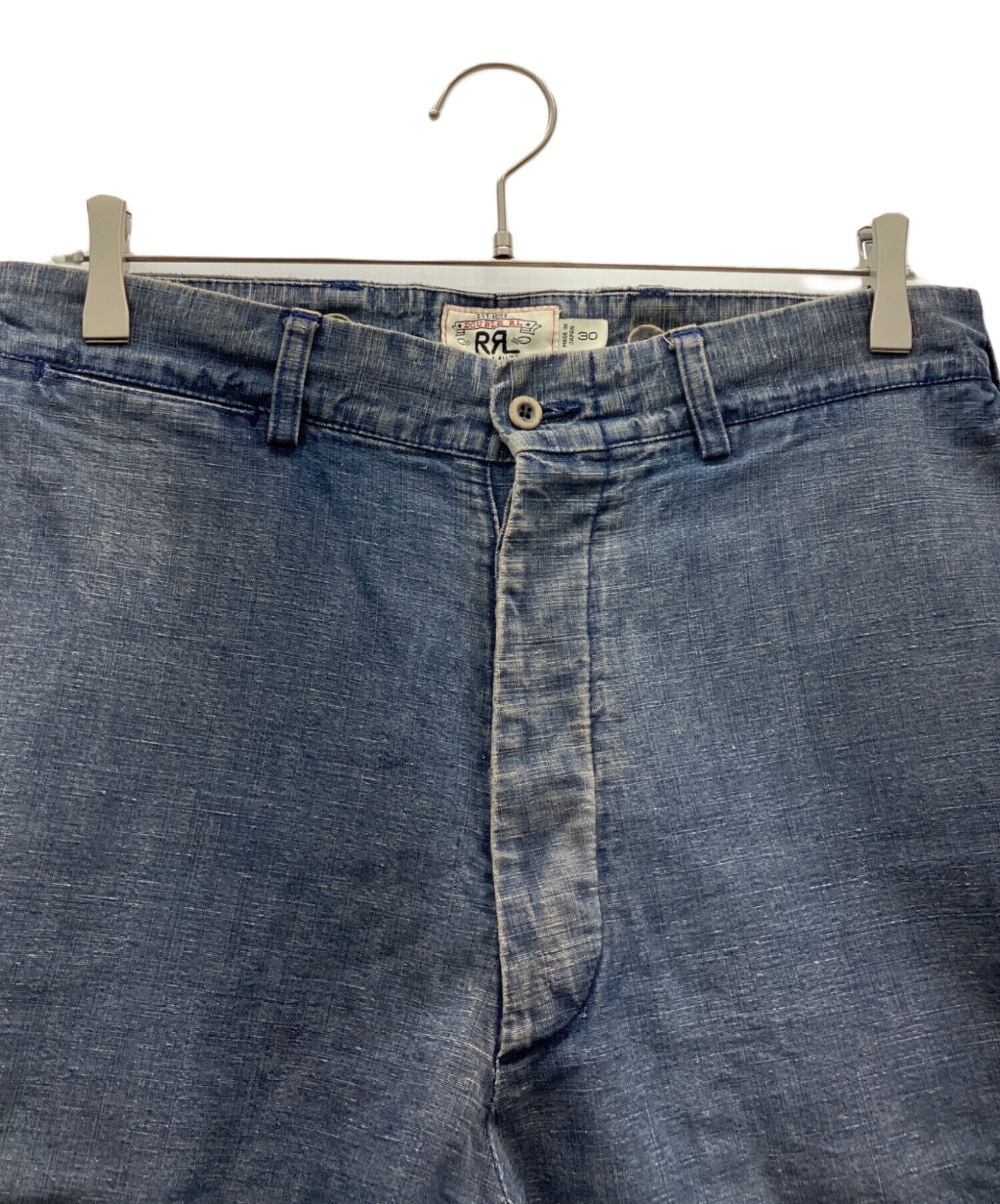 中古・古着通販】RRL (ダブルアールエル) ハーフパンツ ネイビー