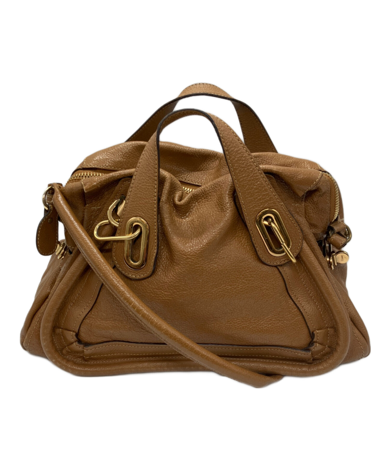 中古・古着通販】Chloe (クロエ) 2WAYバッグ キャメル｜ブランド・古着