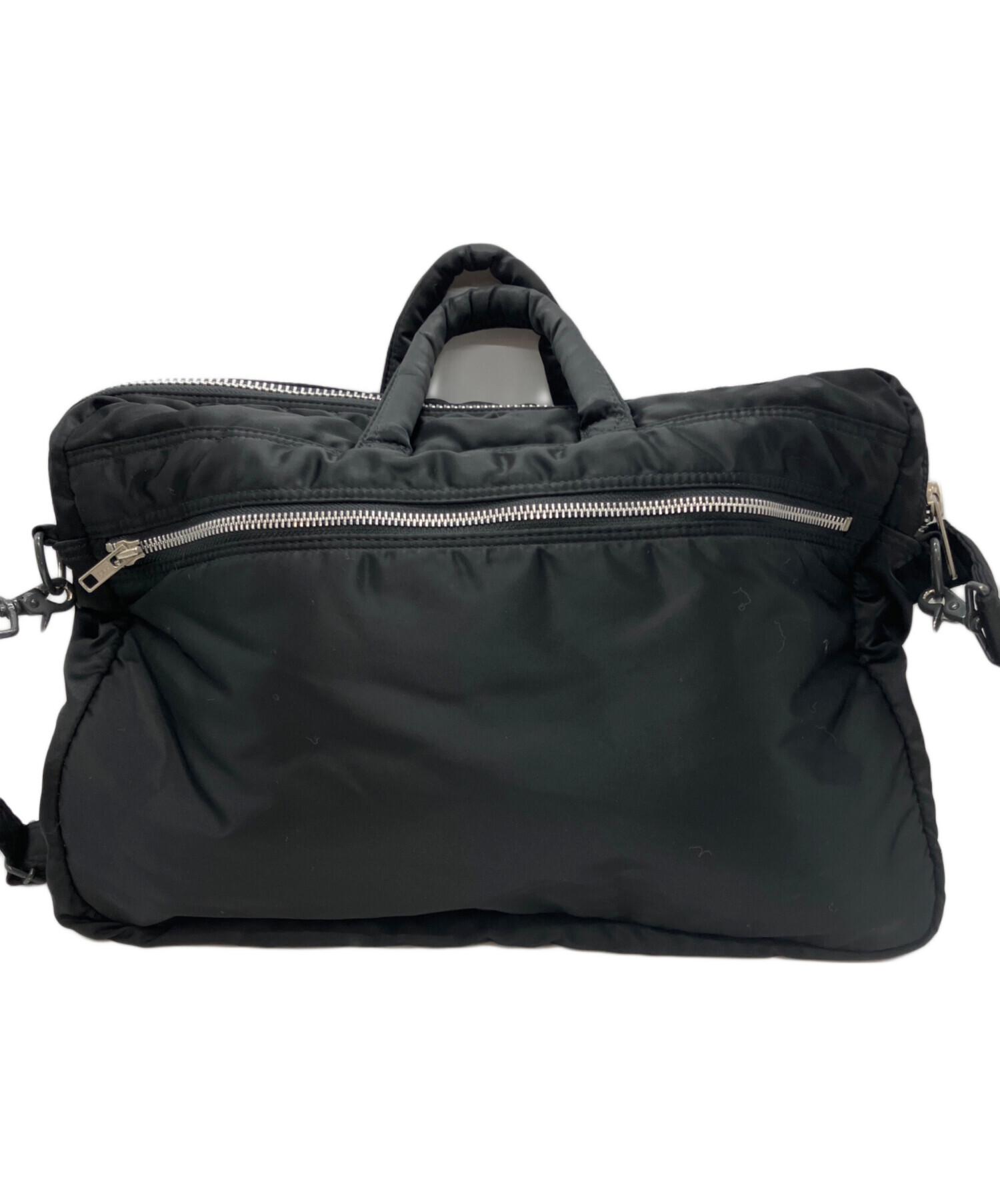 【中古】PORTER 2WAY ブリーフケース ショルダーバッグ ブラック ポーター[10][240010503960] 中古・古着通販】PORTER (ポーター) 2WAYブリーフケース ブラック