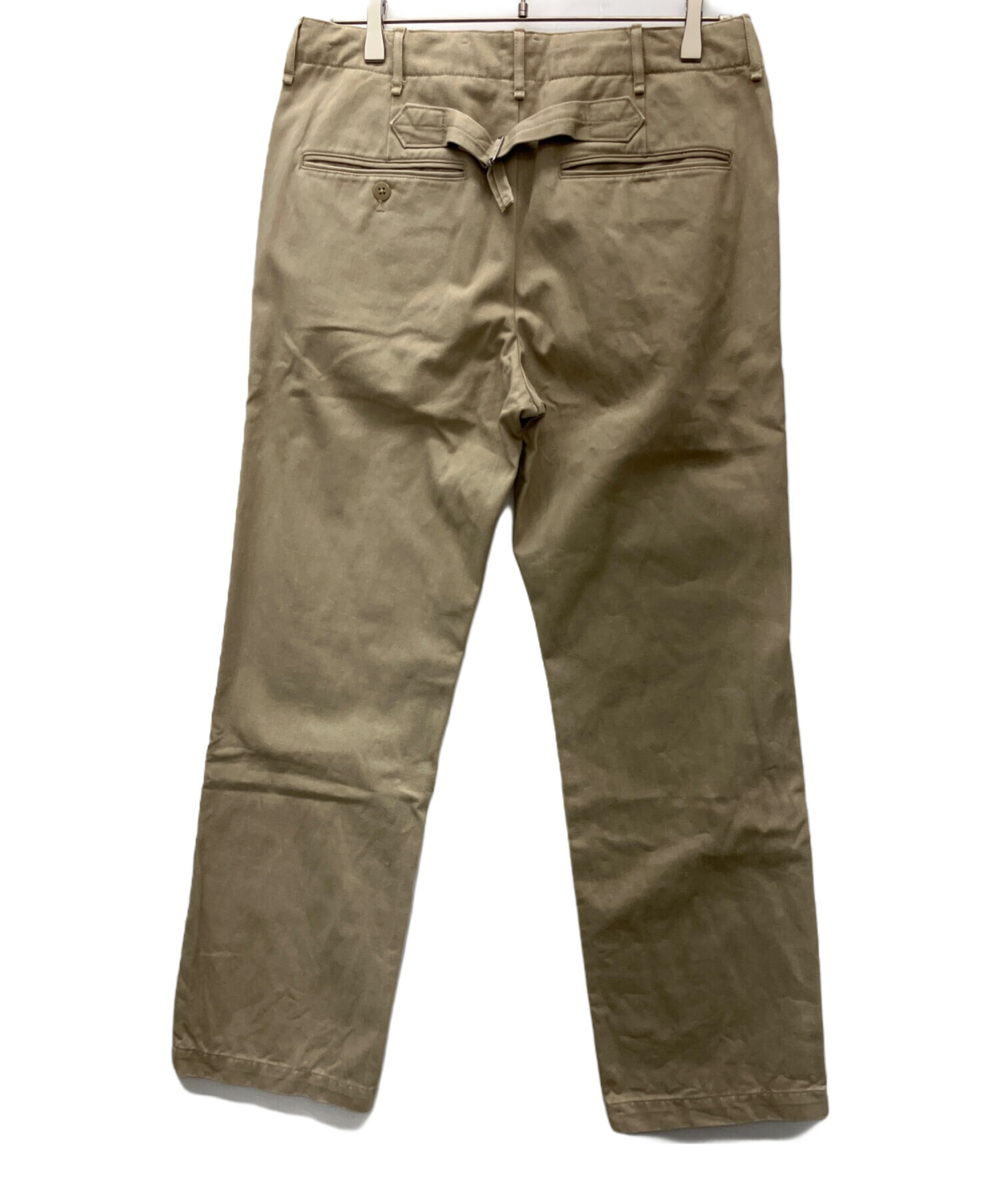 中古・古着通販】GAP (ギャップ) シンチバックパンツ カーキ サイズ:79