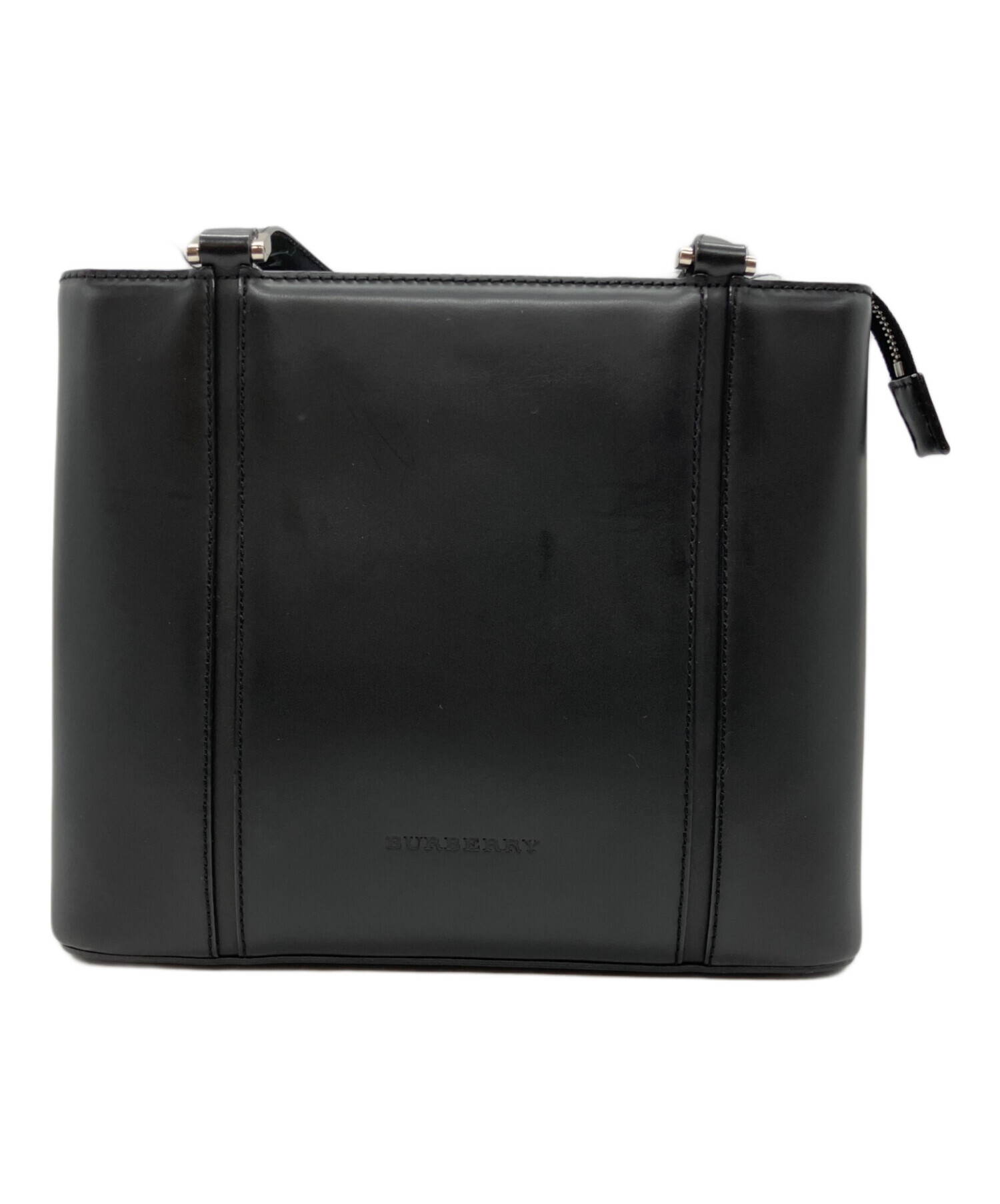 中古・古着通販】BURBERRY (バーバリー) ハンドバッグ ブラック