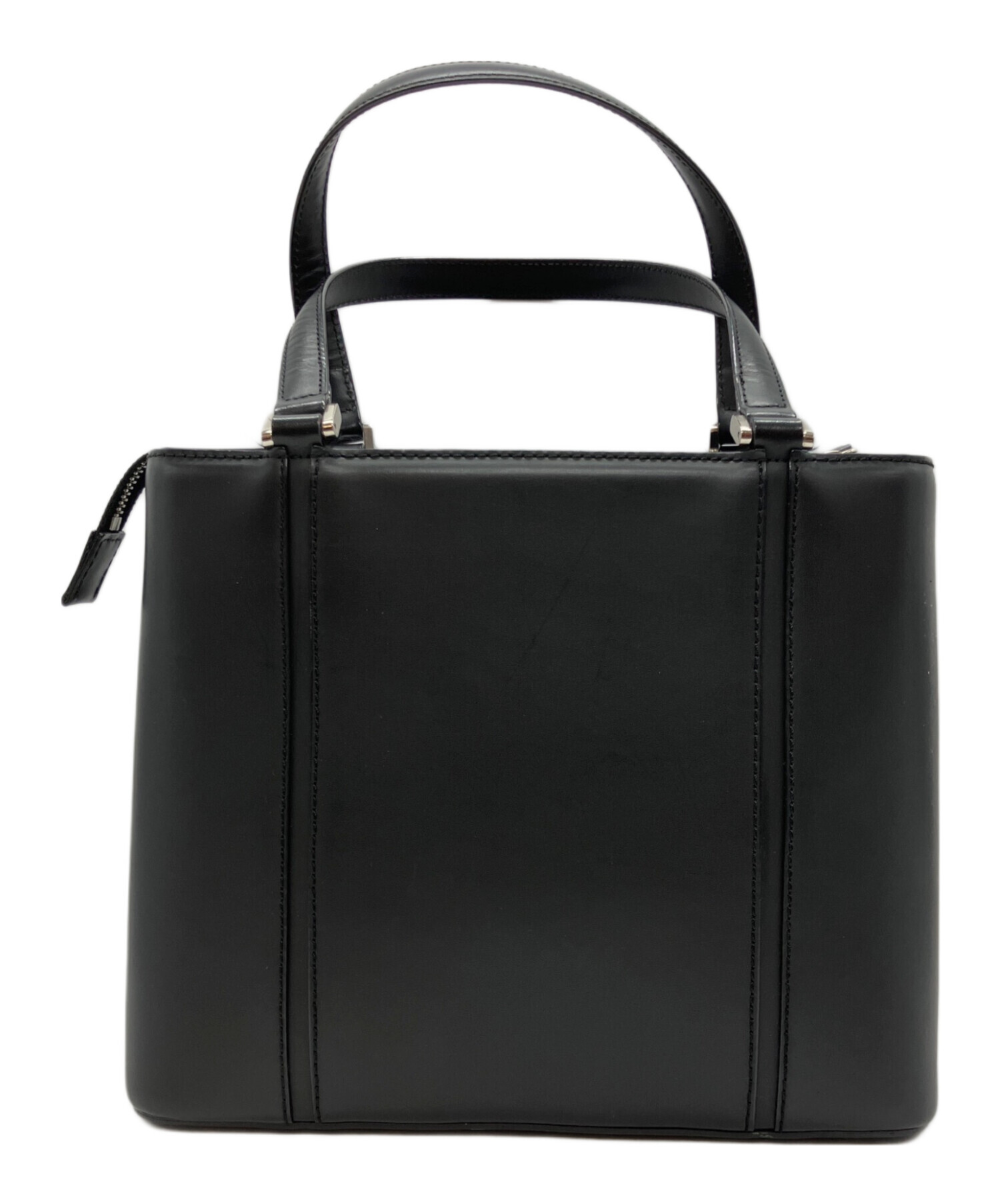 中古・古着通販】BURBERRY (バーバリー) ハンドバッグ ブラック 