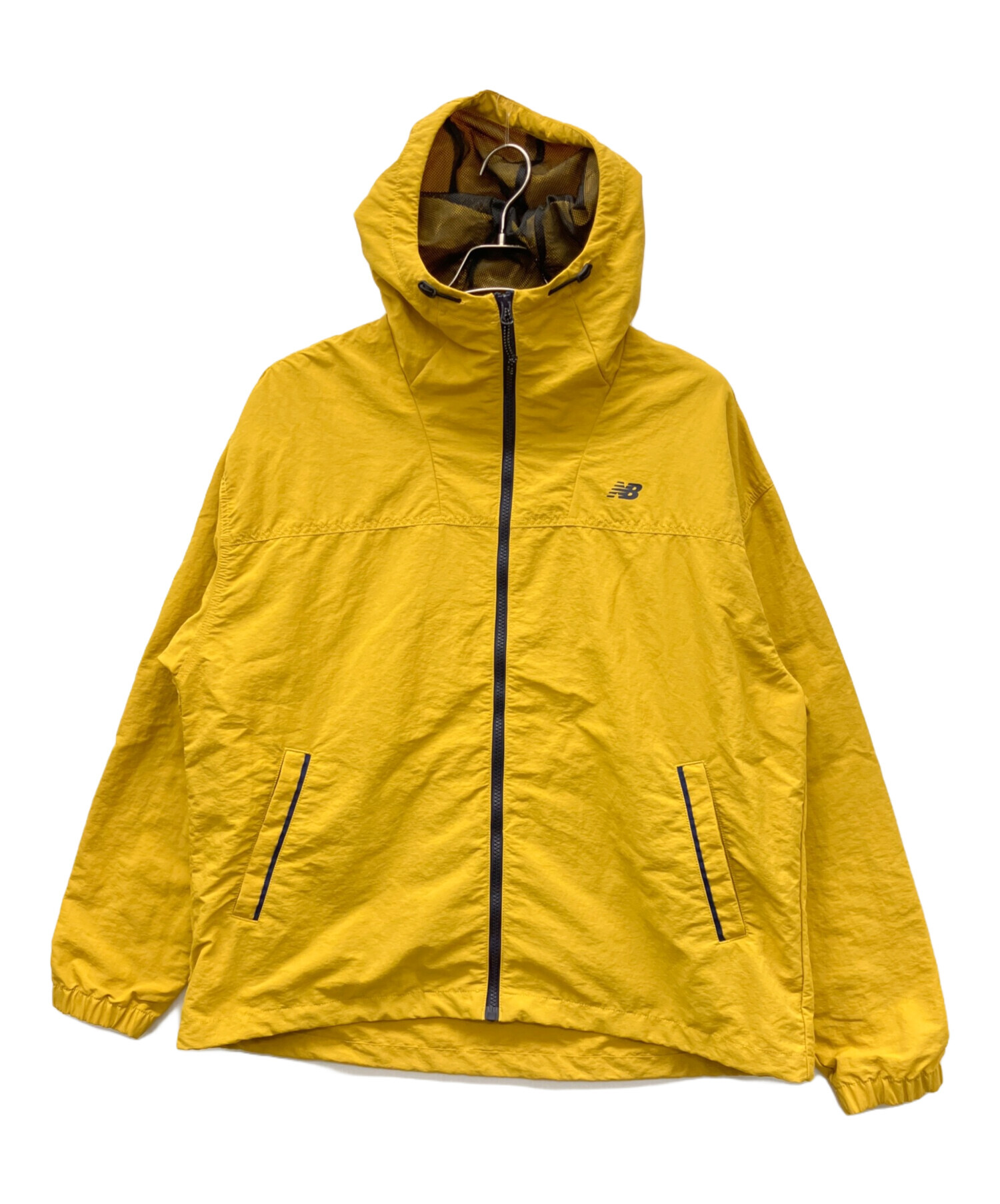 NEW BALANCE ニューバランス ジップ パーカー イエロー サイズ2 L 中古・古着通販】NEW BALANCE (ニューバランス) ジップパーカー
