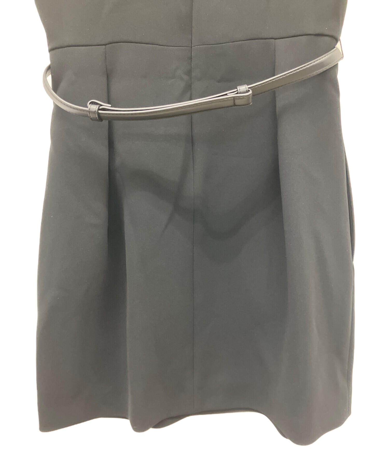 Max Mara 半袖ワンピース グレー 中古・古着通販】MaxMara (マックスマーラ) 半袖ワンピース ブラック