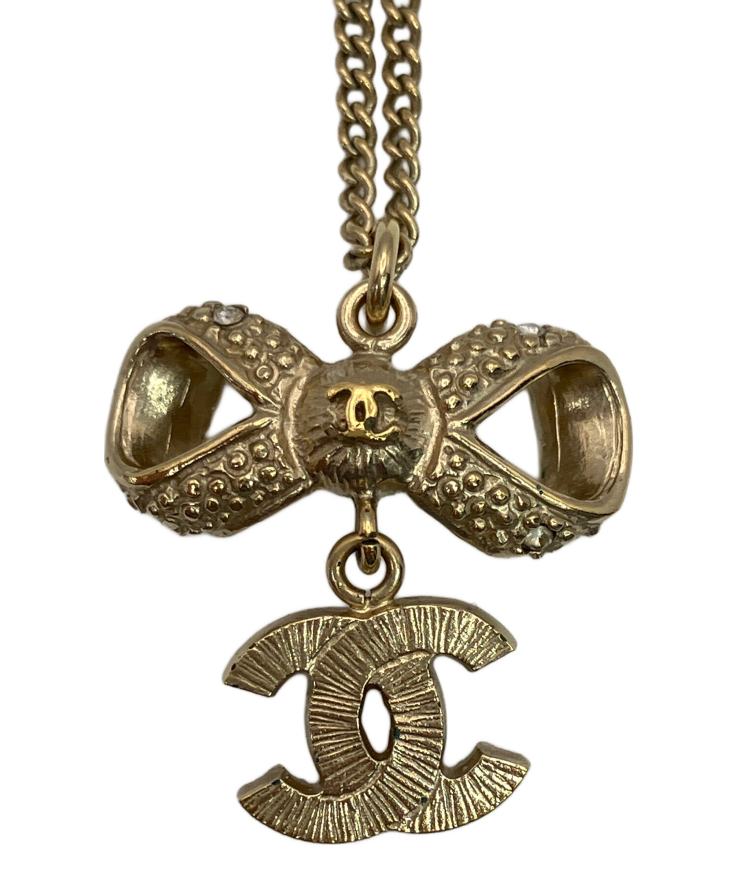 中古・古着通販】CHANEL (シャネル) リボンモチーフ ココマーク