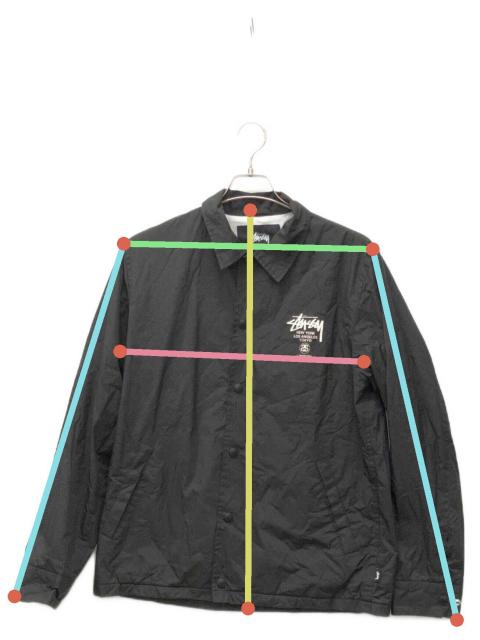 中古・古着通販】stussy (ステューシー) コーチジャケット ブラック
