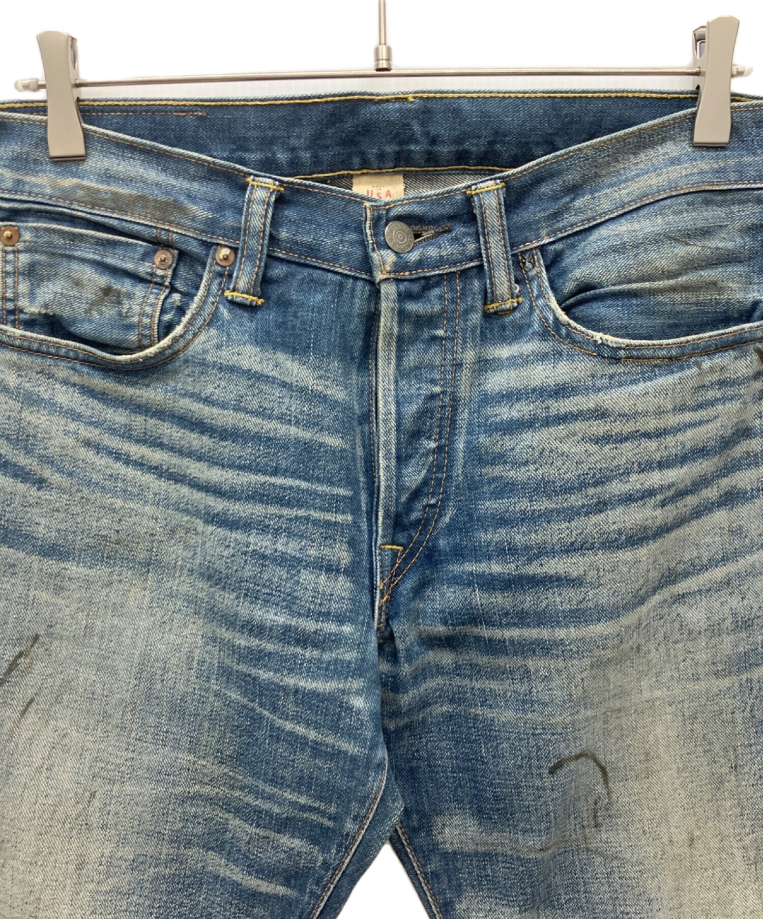 WAREHOUSE 初期　デニムパンツ ボタンフライ 中古・古着通販】RRL (ダブルアールエル) ボタンフライデニムパンツ
