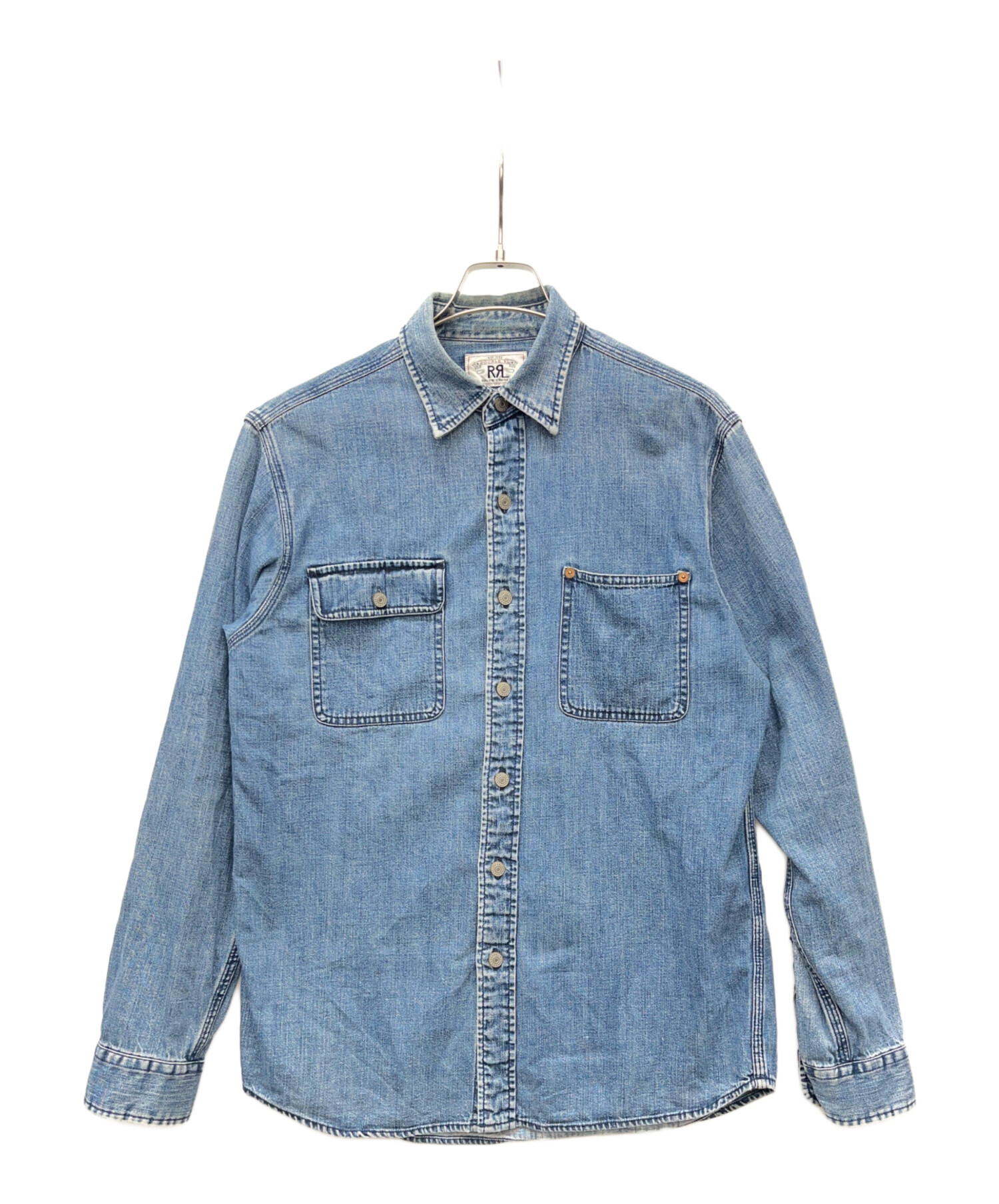 中古・古着通販】RRL (ダブルアールエル) デニムシャツ インディゴ