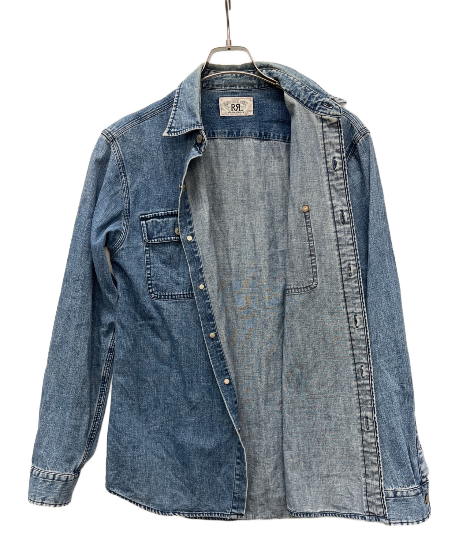 中古・古着通販】RRL (ダブルアールエル) デニムシャツ インディゴ