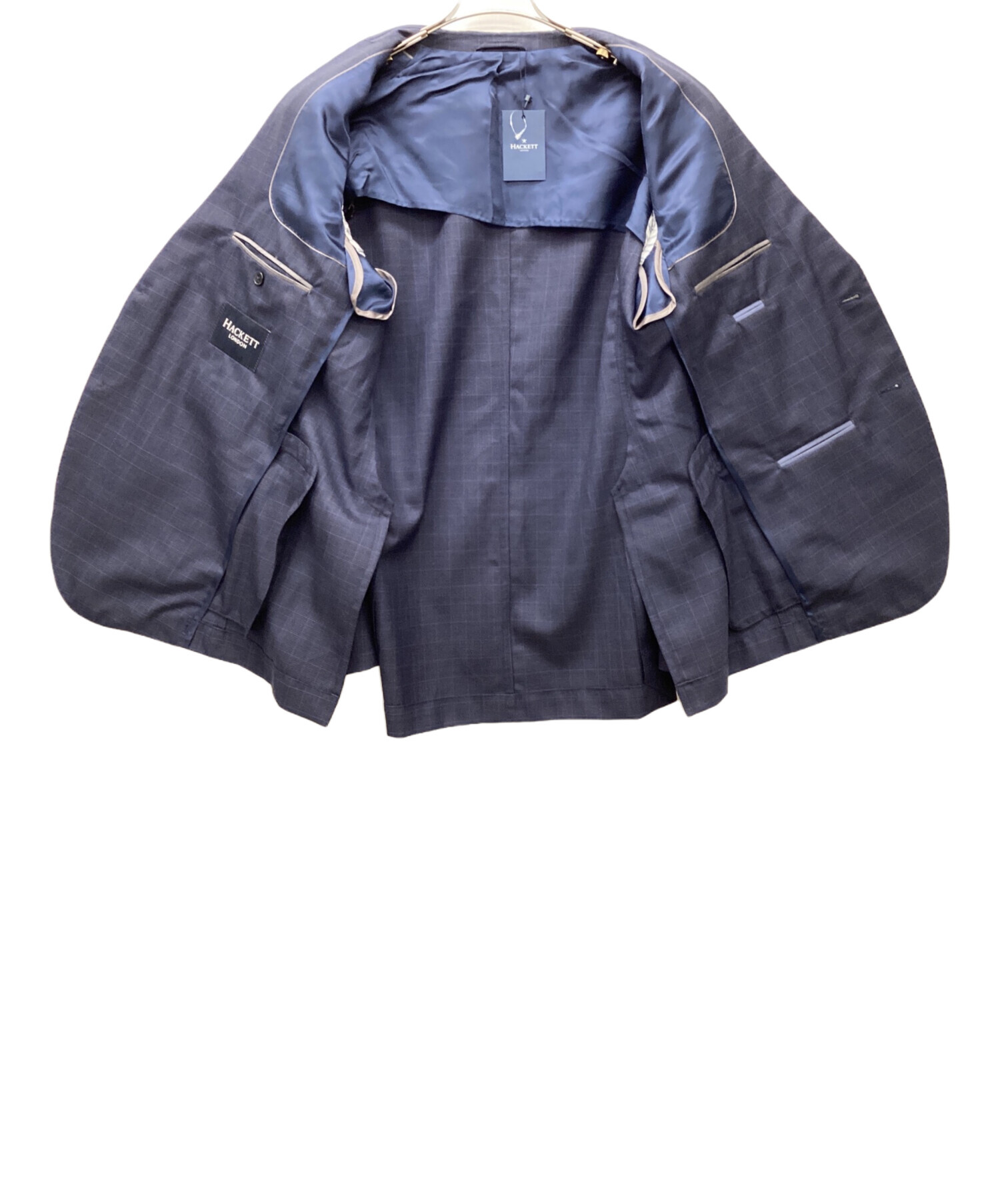中古・古着通販】HACKETT (ハケット) テーラードジャケット ネイビー