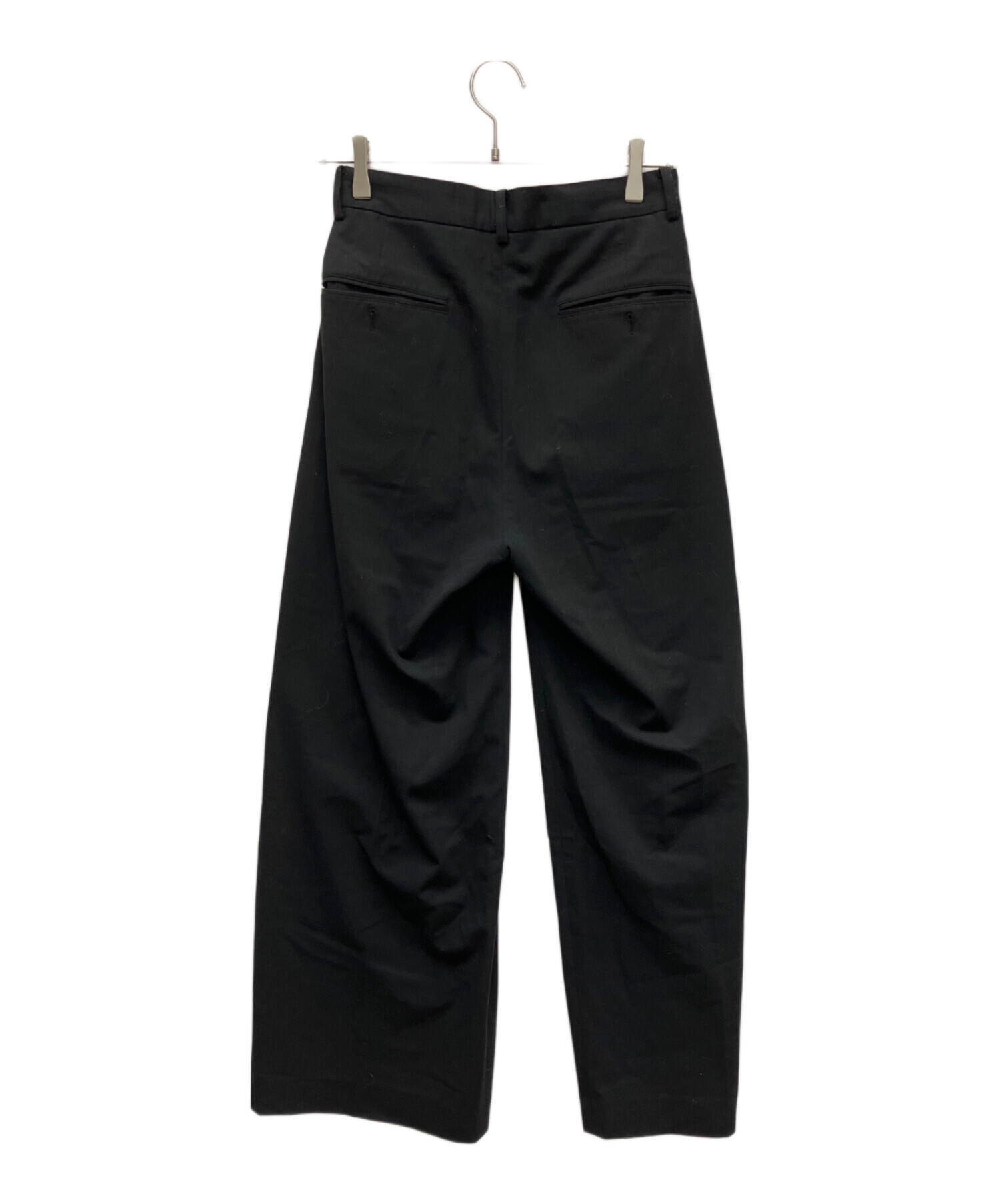 Shikitari シキタリ　黒 フレアパンツ ウール混合 中古・古着通販】SHIKITARI (シキタリ) スラックス ブラック サイズ:S