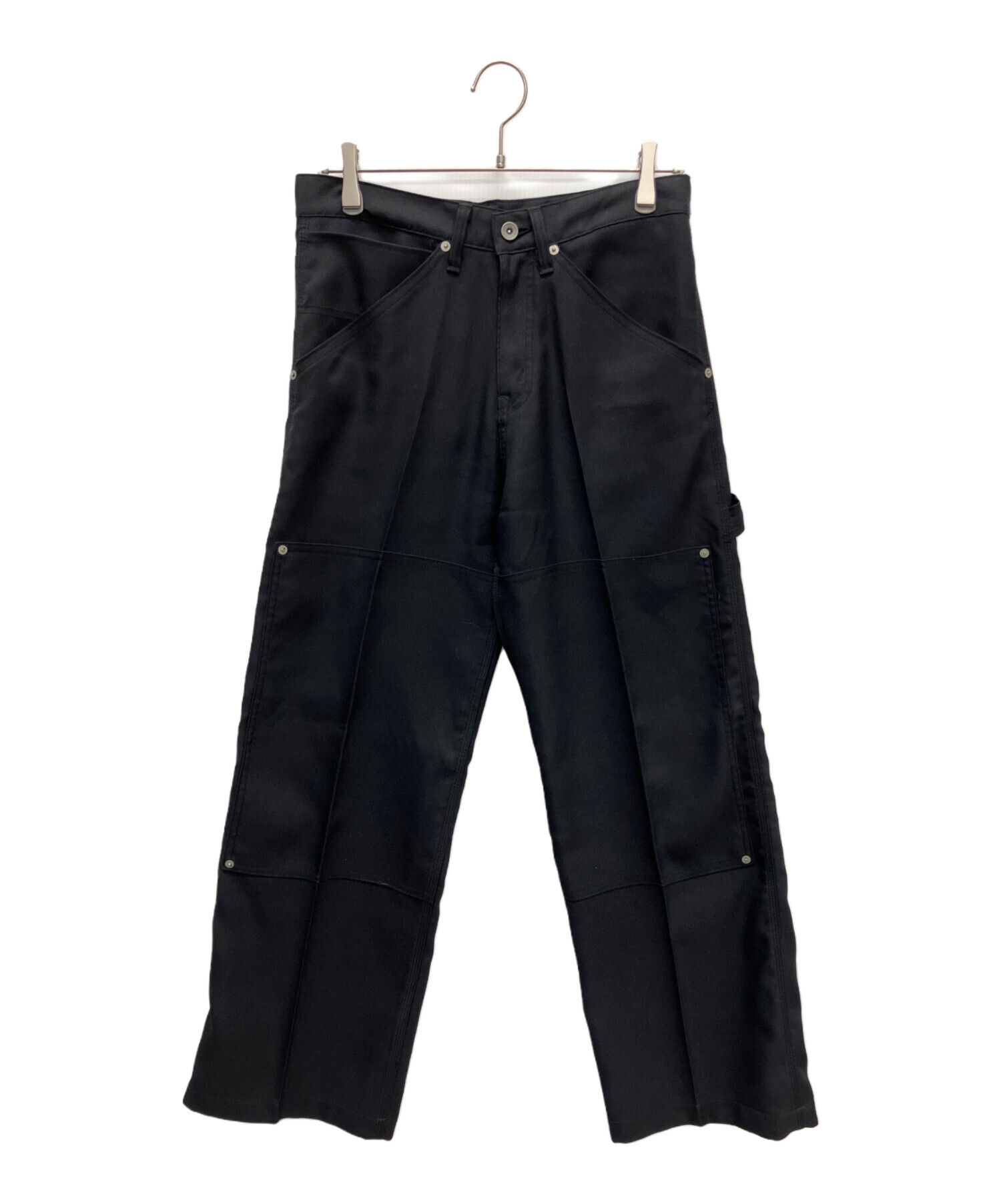 中古・古着通販】DAIRIKU (ダイリク) Painter Pressed Pants ブラック