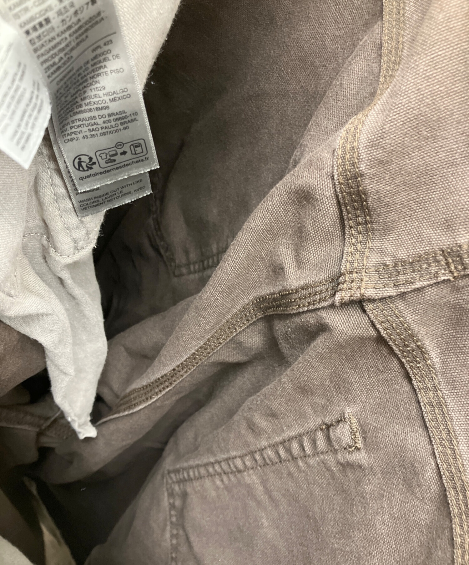 中古・古着通販】LEVI'S (リーバイス) WORKWEAR 568™ ルーズストレート