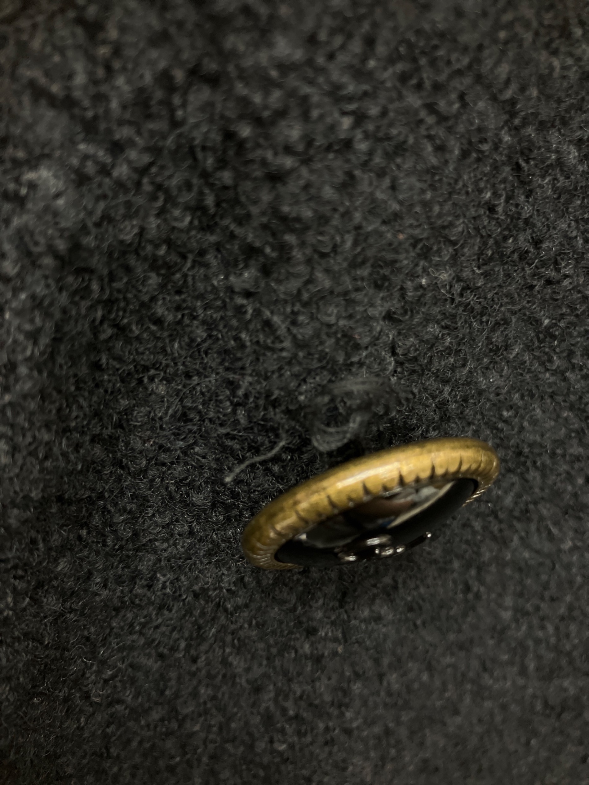 中古・古着通販】COACH (コーチ) ダブルブレストピーコート ブラック