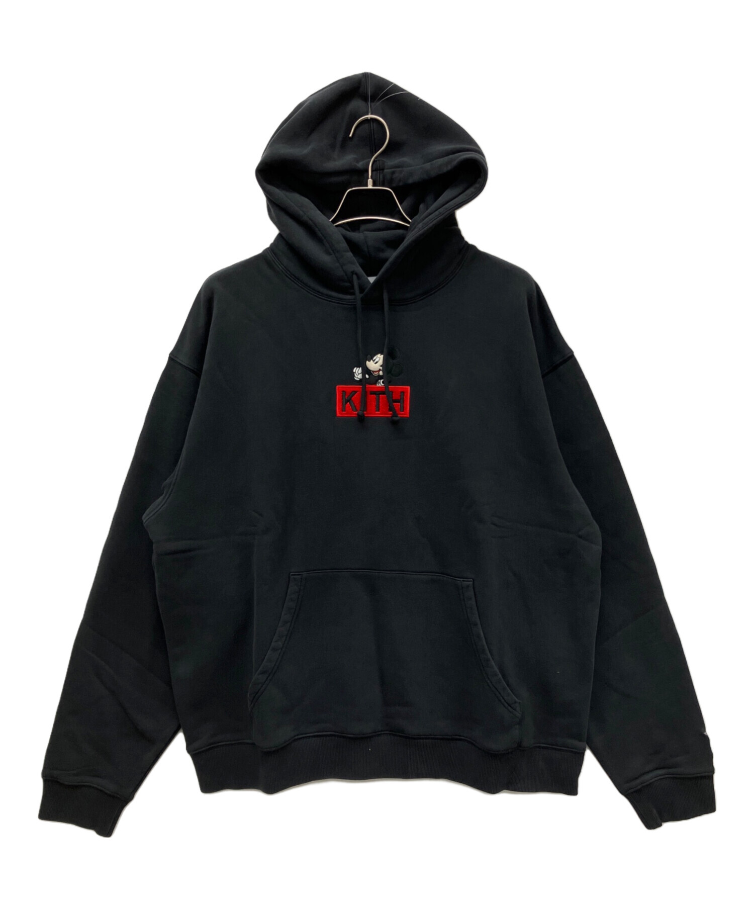KITH キス BOX ロゴ パーカー フーディ ブラック サイズXL 中古 中古・古着通販】KITH (キス) DISNEY (ディズニー) プルオーバー