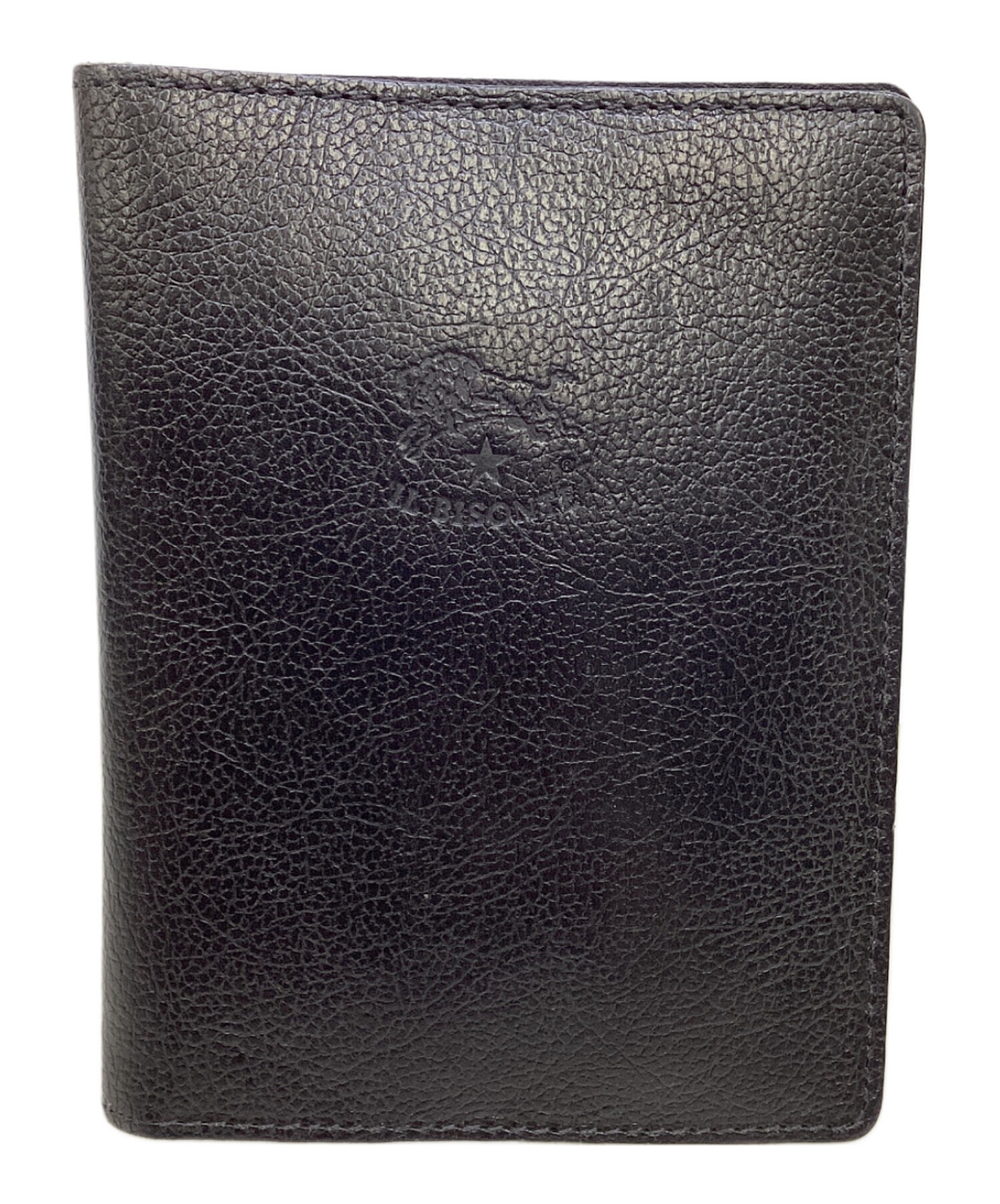 イルビゾンテ　パスポートケース　ブラック 中古・古着通販】IL BISONTE (イル ビゾンテ) パスポートケース