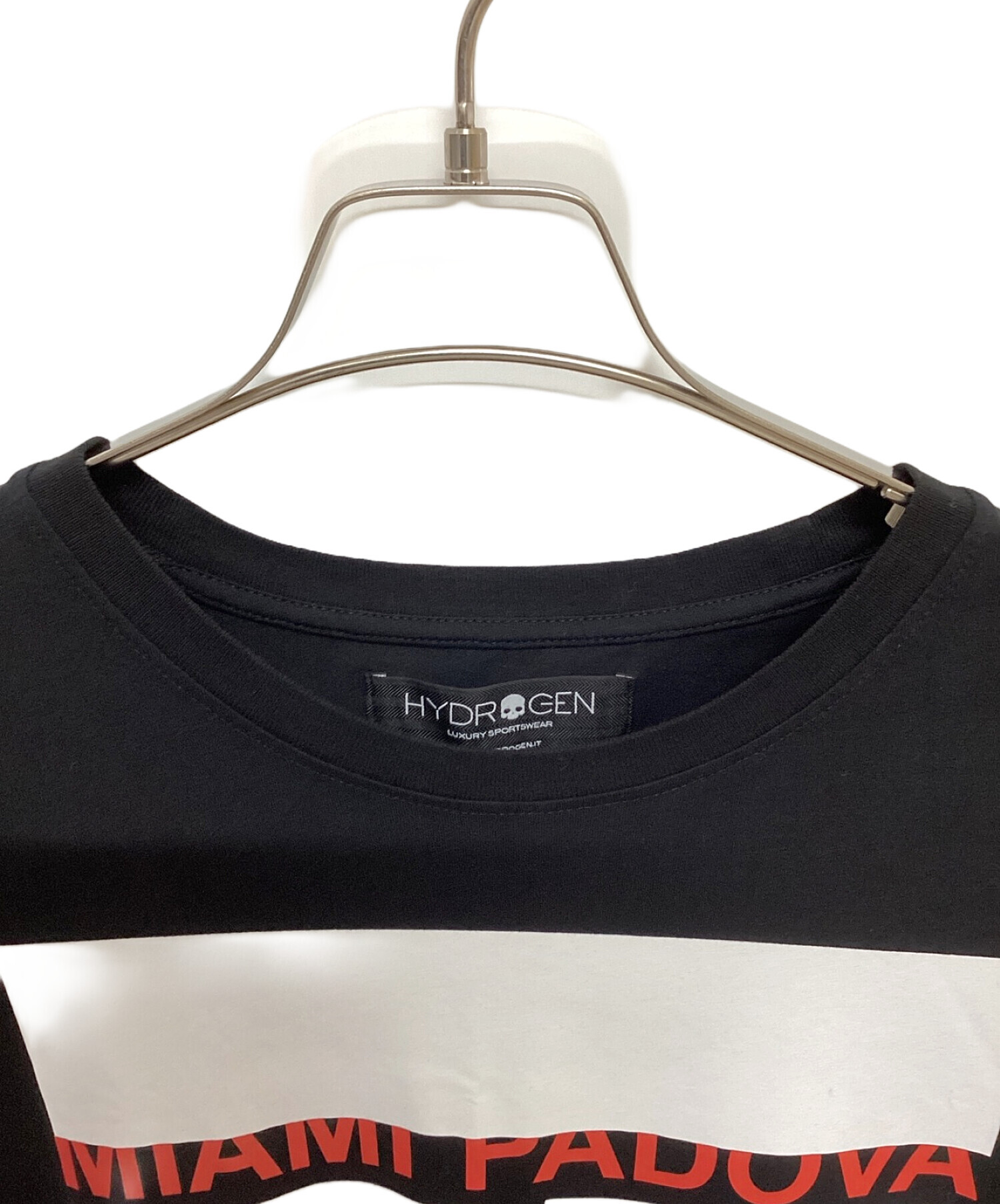 中古・古着通販】HYDROGEN (ハイドロゲン) 77 AB Tシャツ ブラック 